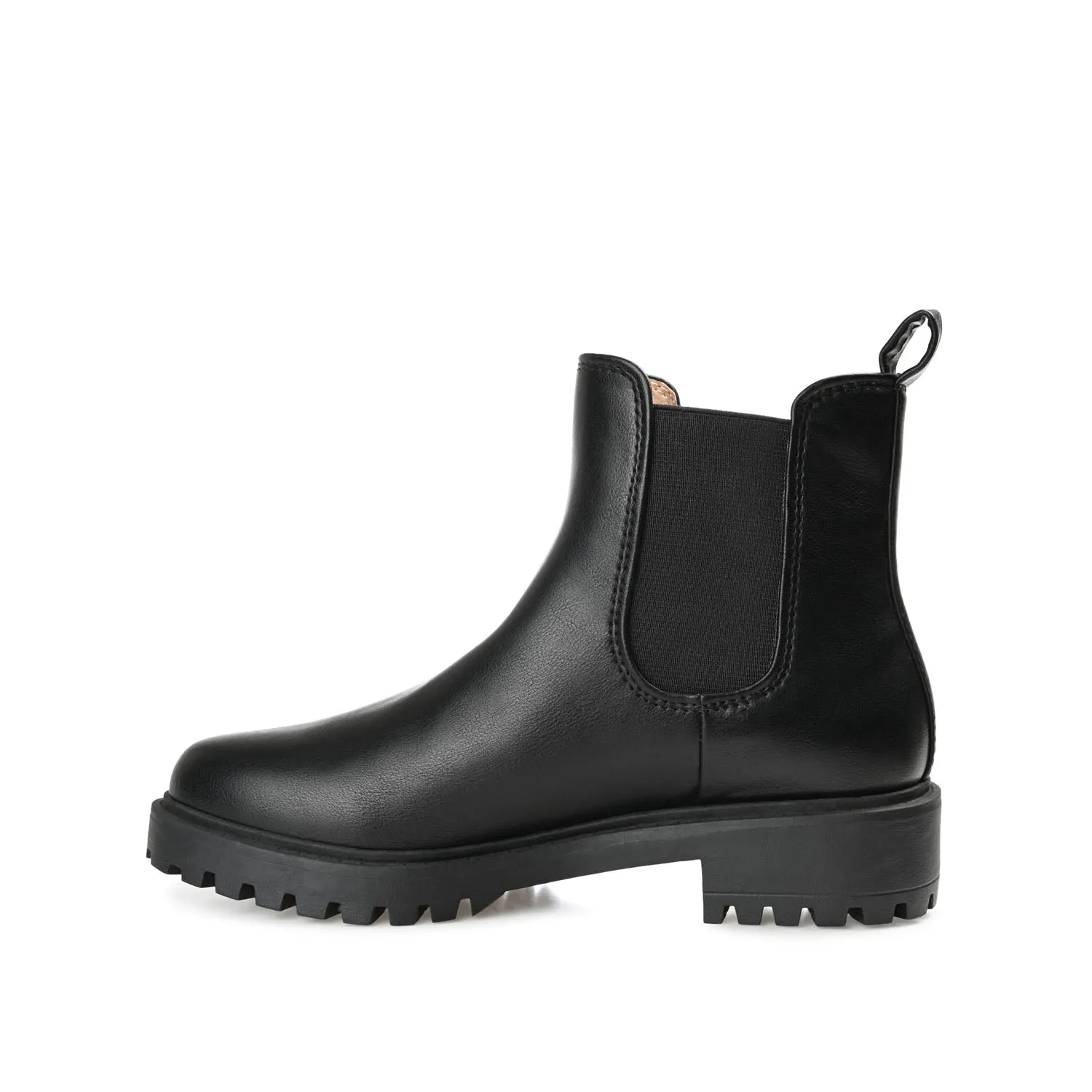 KENOVA CHELSEA BOOTIES IN FAUX LEATHER wind block