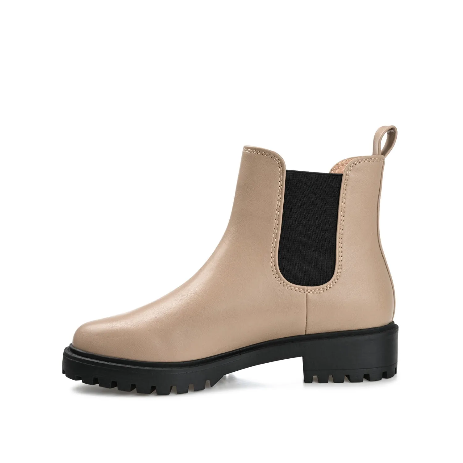 KENOVA CHELSEA BOOTIES IN FAUX LEATHER wind block