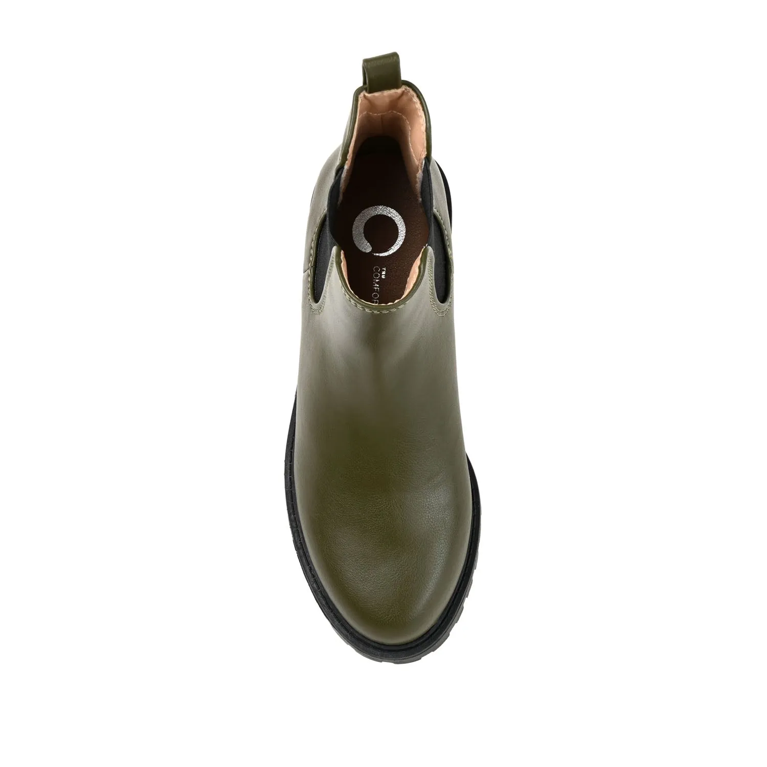 KENOVA CHELSEA BOOTIES IN FAUX LEATHER wind block