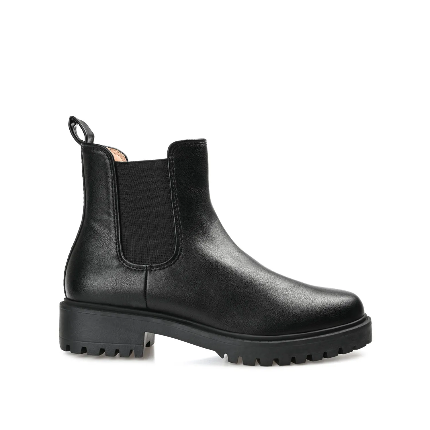 KENOVA CHELSEA BOOTIES IN FAUX LEATHER wind block