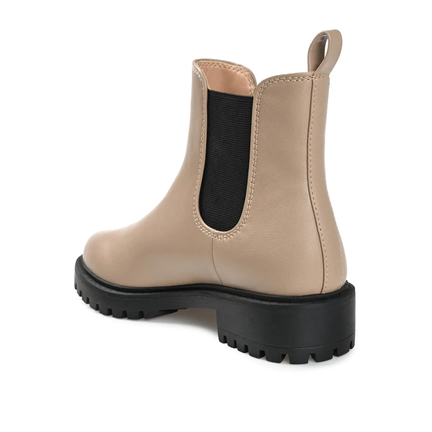 KENOVA CHELSEA BOOTIES IN FAUX LEATHER wind block