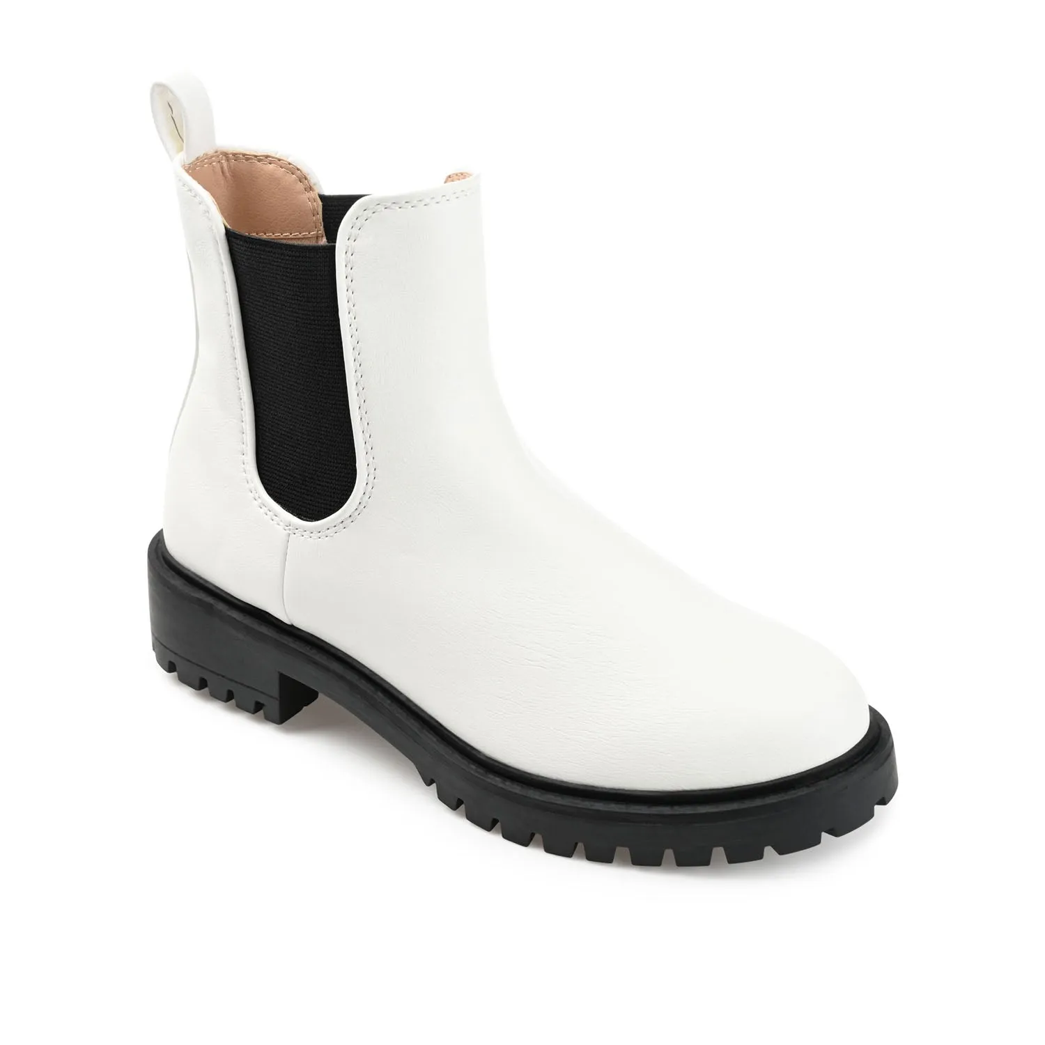 KENOVA CHELSEA BOOTIES IN FAUX LEATHER wind block