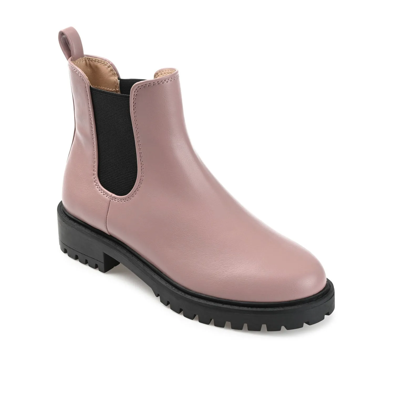 KENOVA CHELSEA BOOTIES IN FAUX LEATHER wind block