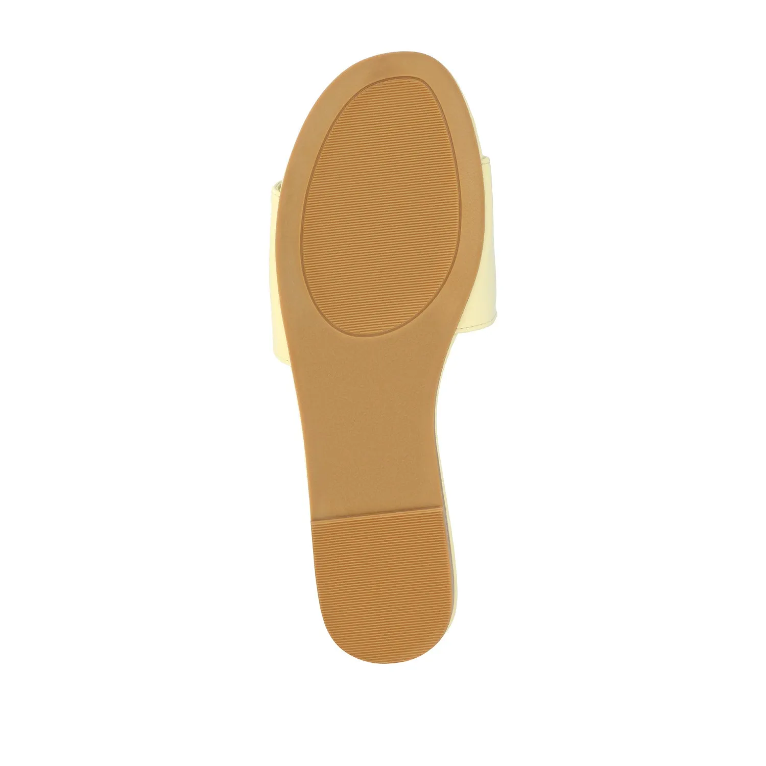 KOLINNA SLIDE SANDALS IN STATEMENT loop tie