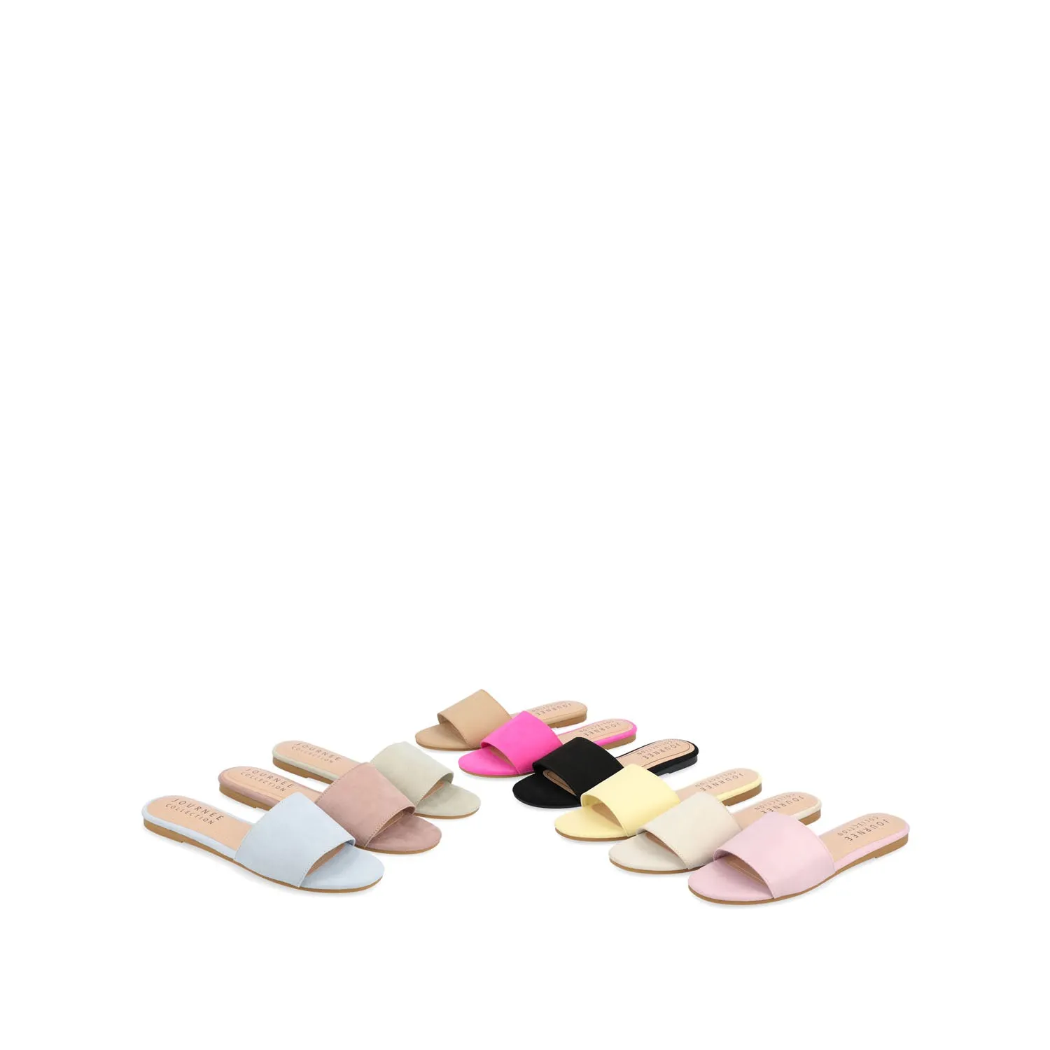 KOLINNA SLIDE SANDALS IN STATEMENT loop tie