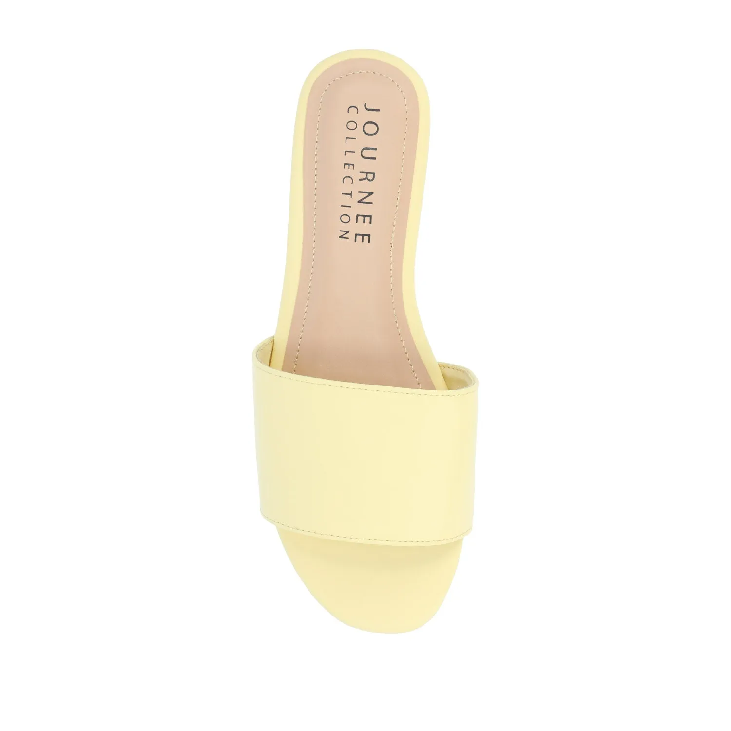 KOLINNA STATEMENT SLIDE SANDALS IN WIDE street slip