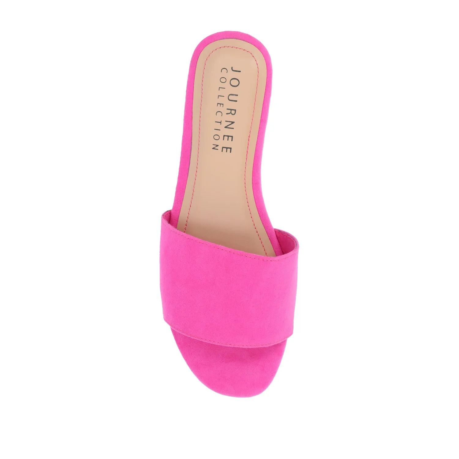 KOLINNA STATEMENT SLIDE SANDALS IN WIDE street slip