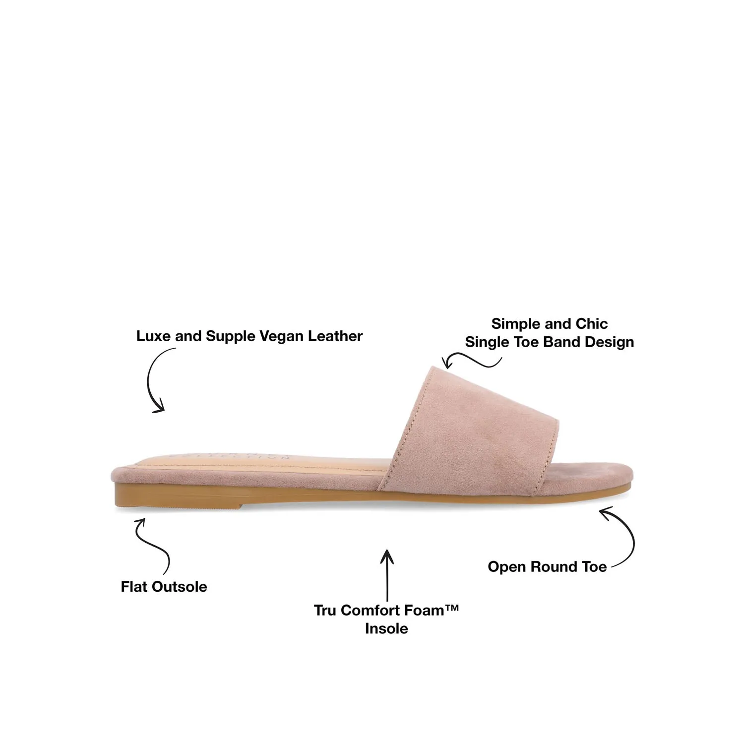 KOLINNA STATEMENT SLIDE SANDALS IN WIDE street slip