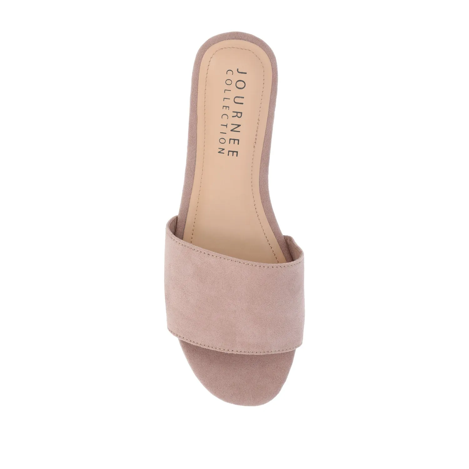 KOLINNA STATEMENT SLIDE SANDALS IN WIDE street slip