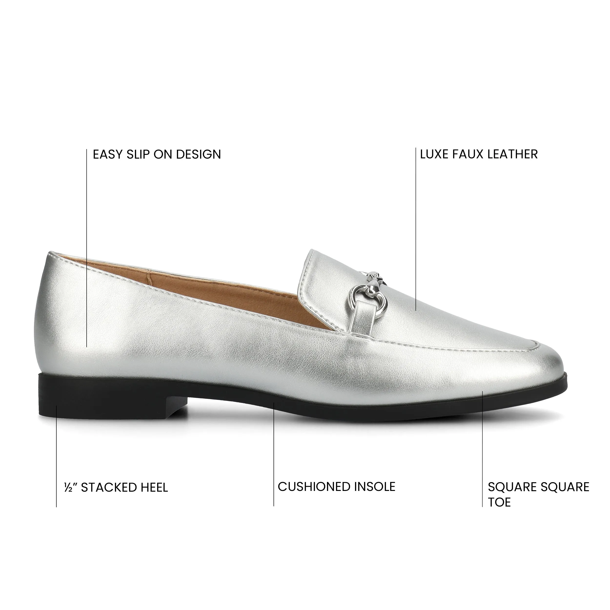 LACIE SLIP ON LOAFERS busy feet