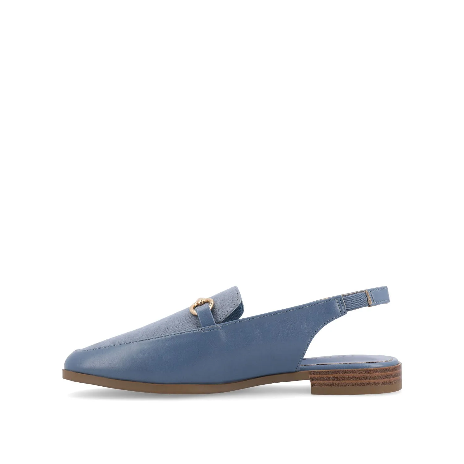LAINEY LOAFER FLATS IN FAUX LEATHER closed toe
