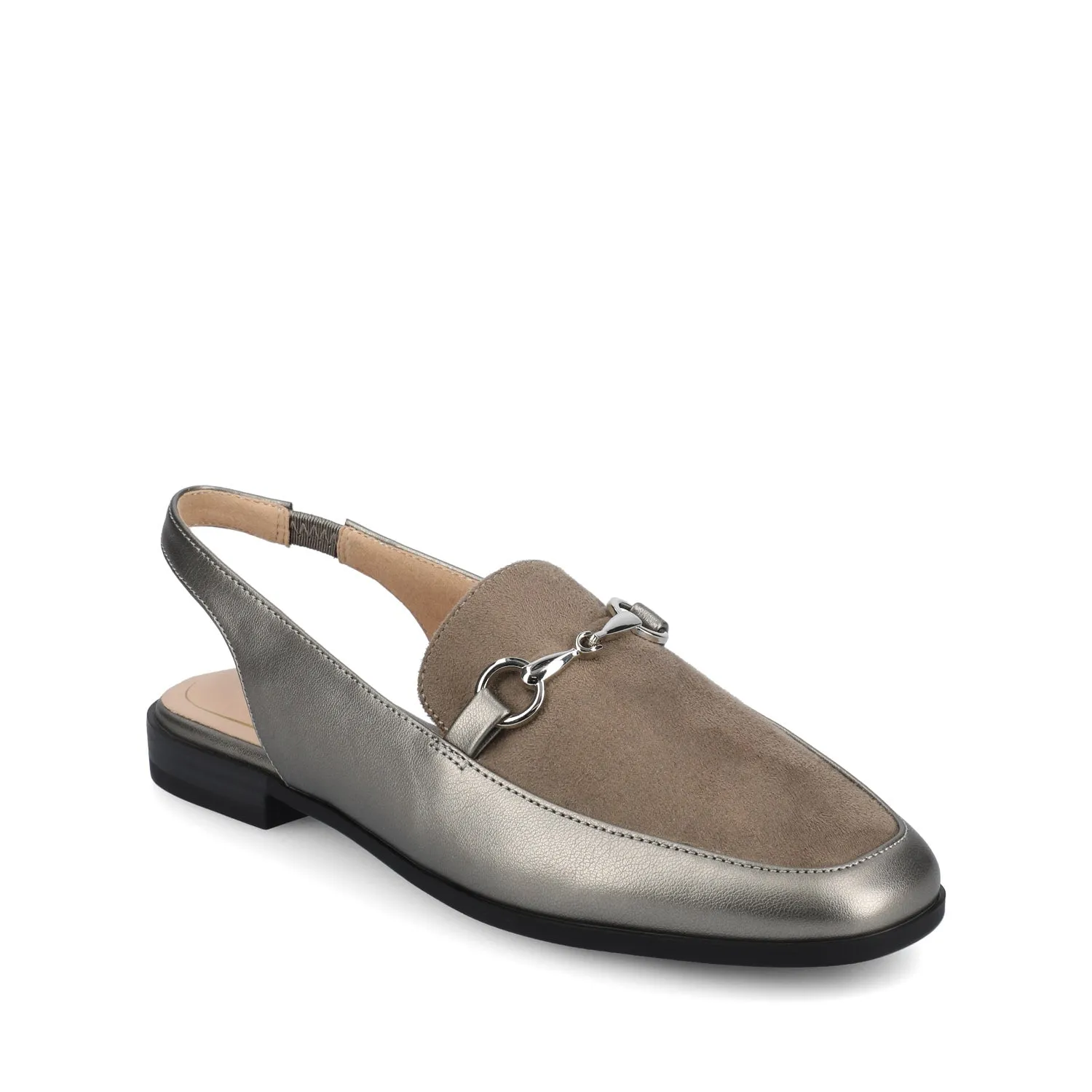 LAINEY LOAFER FLATS IN FAUX LEATHER closed toe