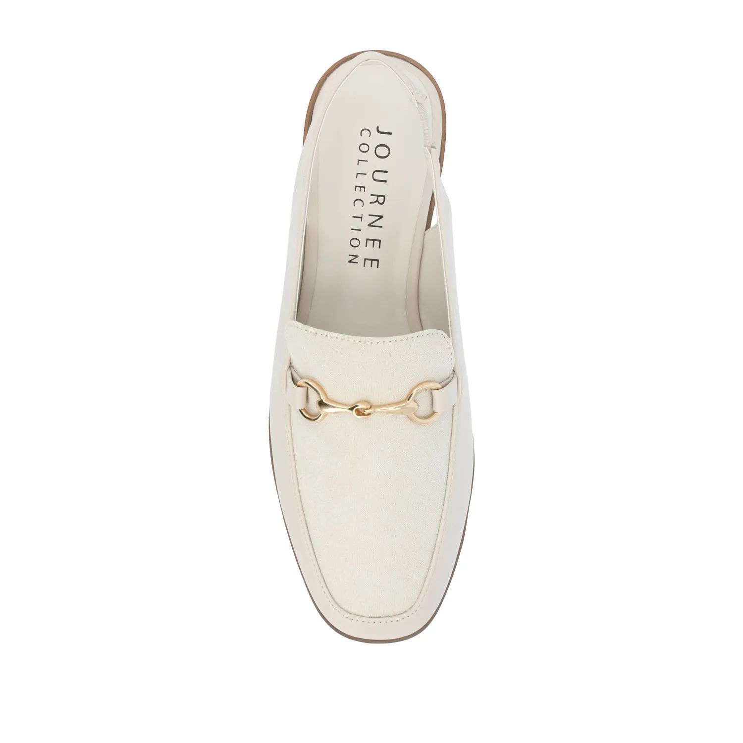 LAINEY LOAFER FLATS IN FAUX LEATHER closed toe