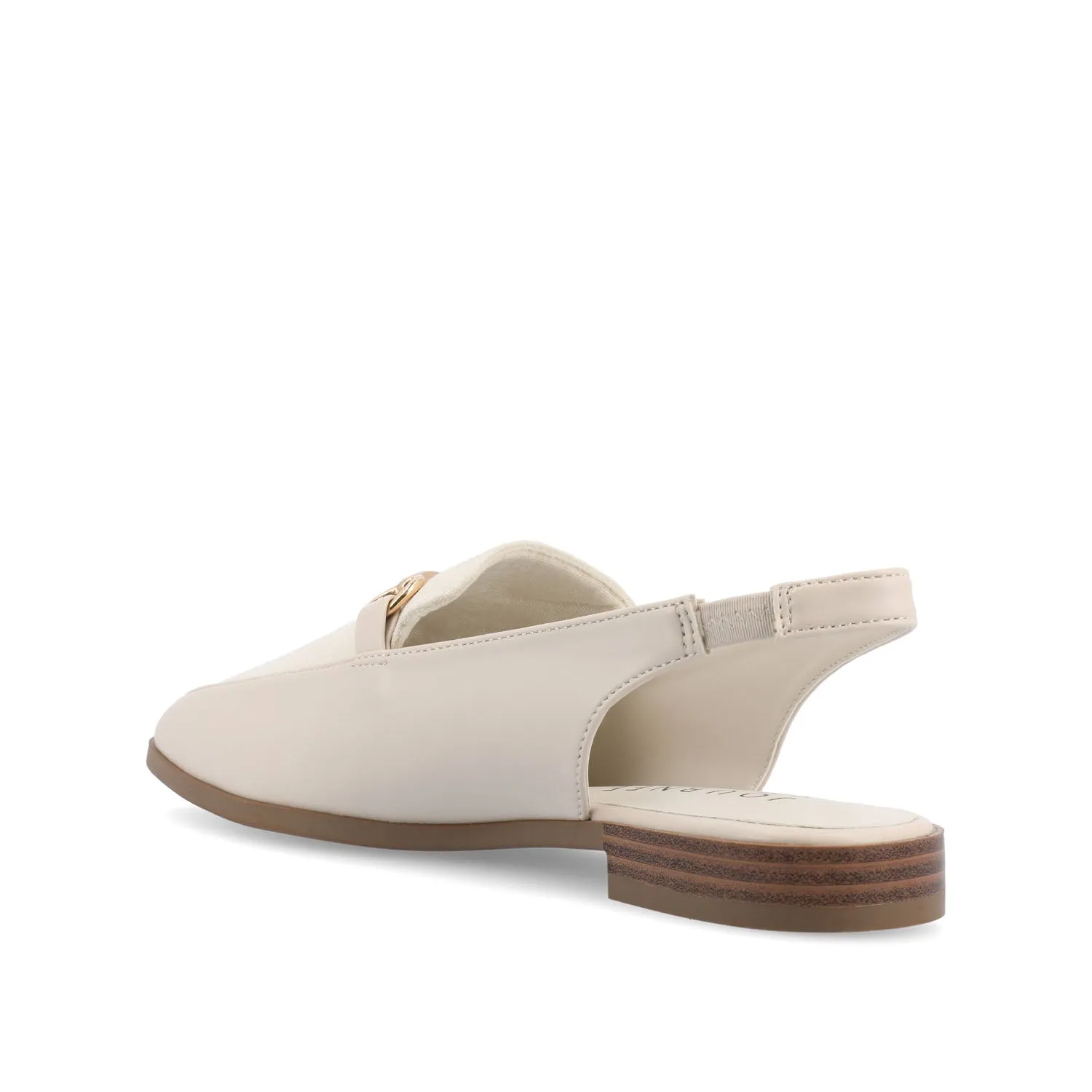 LAINEY LOAFER FLATS IN FAUX LEATHER closed toe