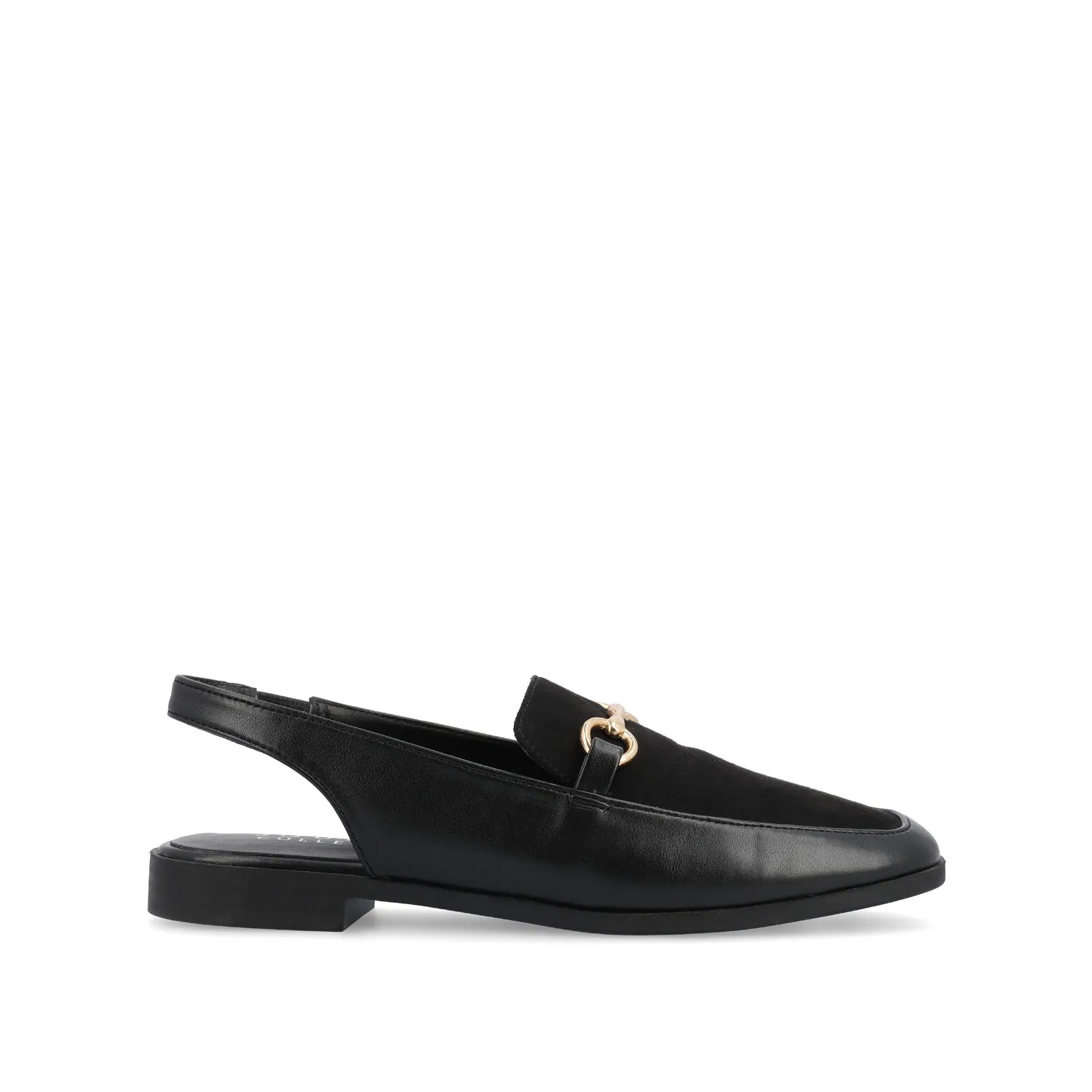 LAINEY LOAFER FLATS IN FAUX LEATHER closed toe