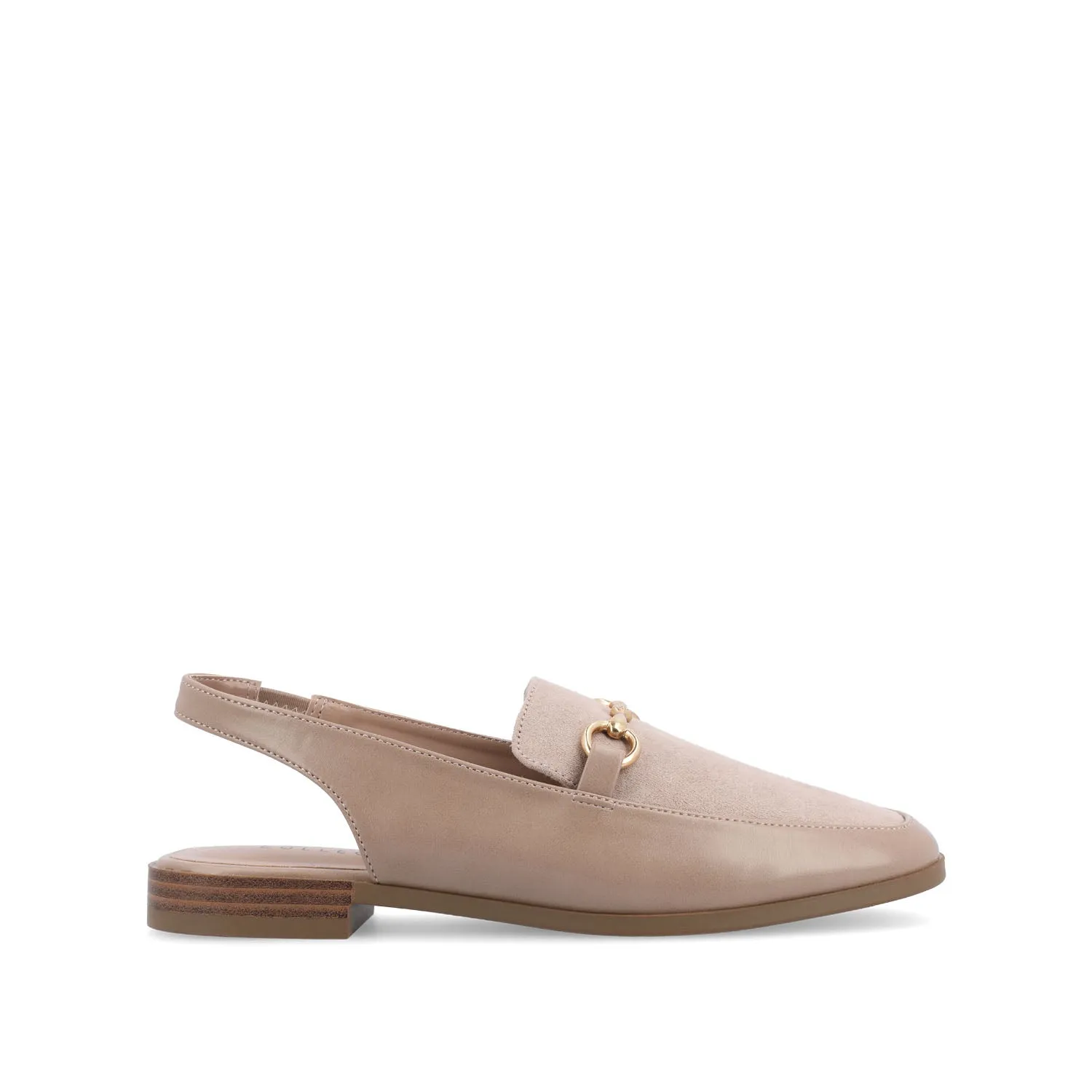 LAINEY LOAFER FLATS IN FAUX LEATHER closed toe