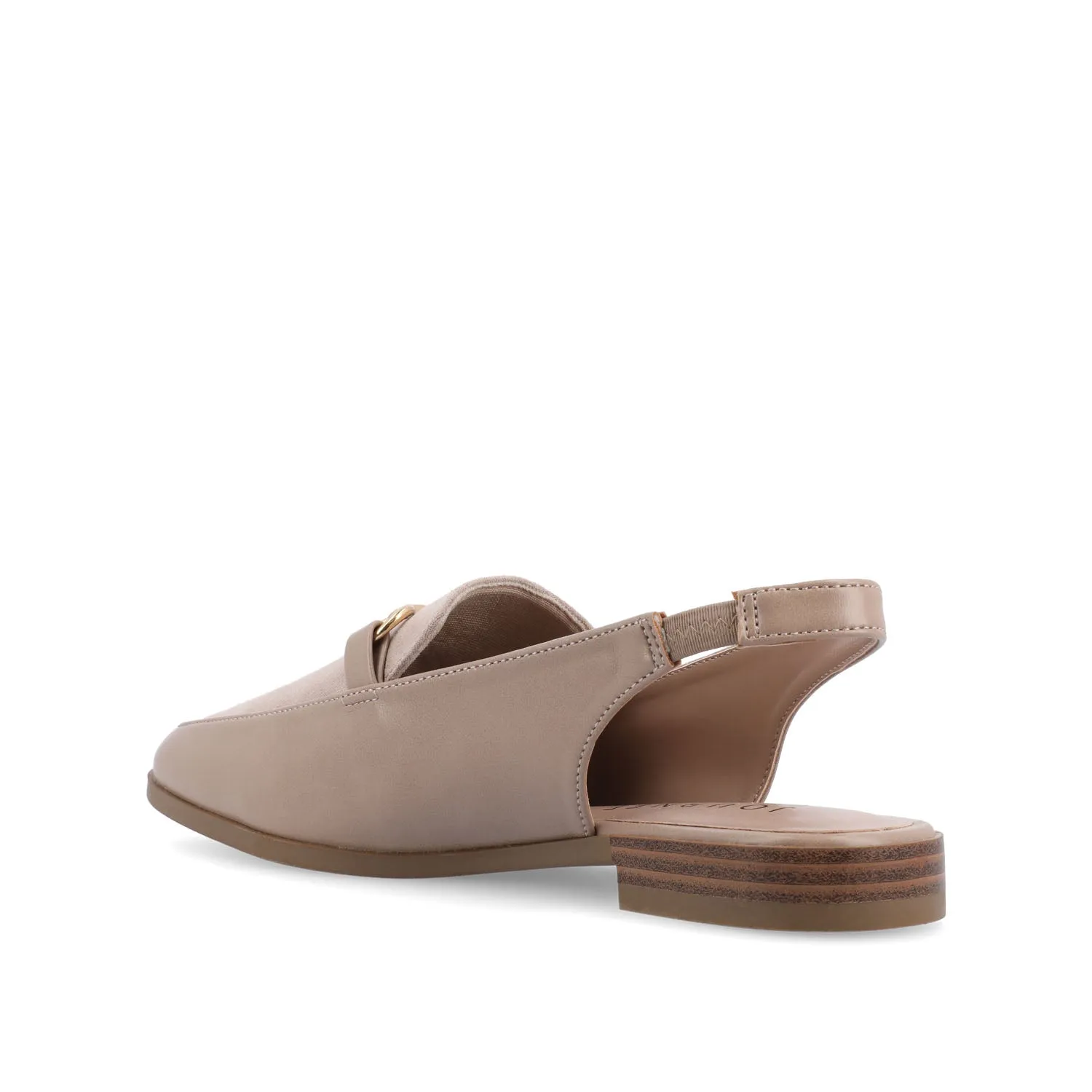 LAINEY LOAFER FLATS IN FAUX LEATHER closed toe