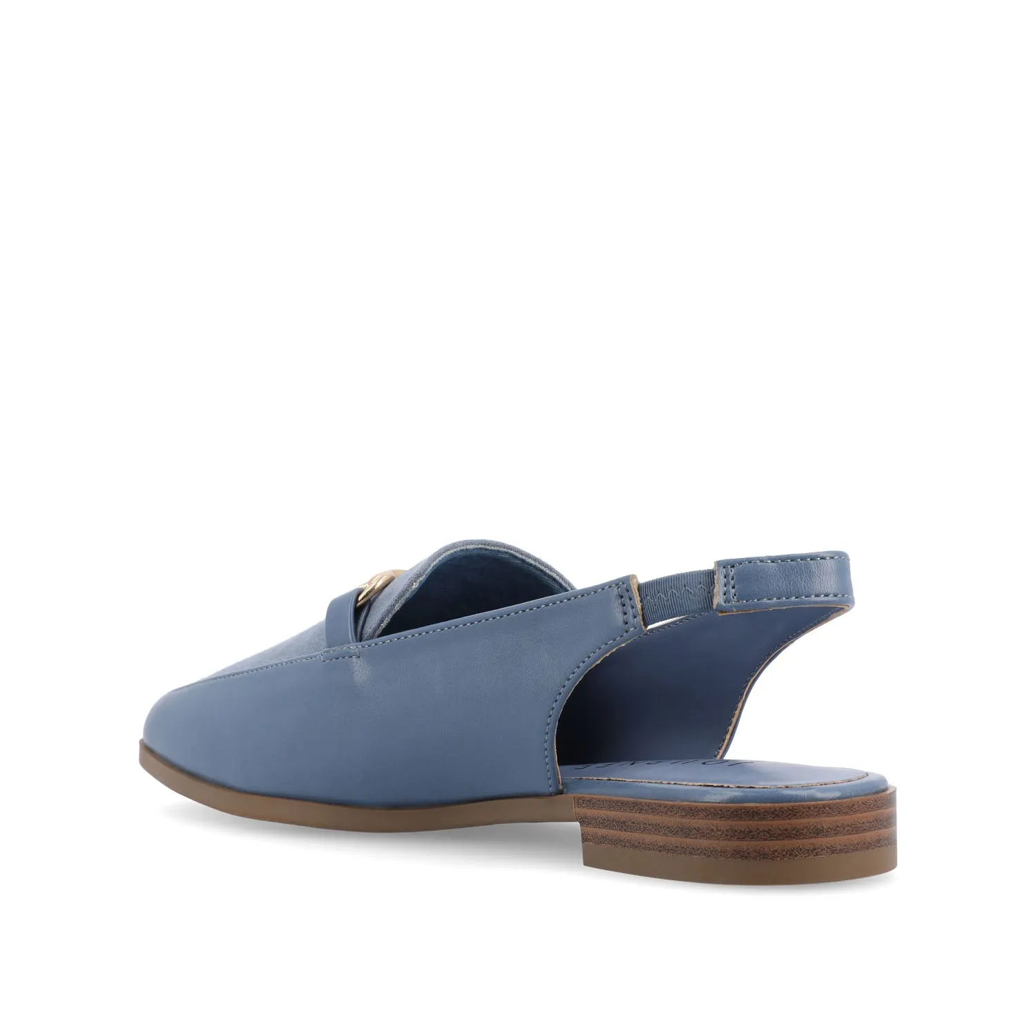 LAINEY LOAFER FLATS IN FAUX LEATHER closed toe