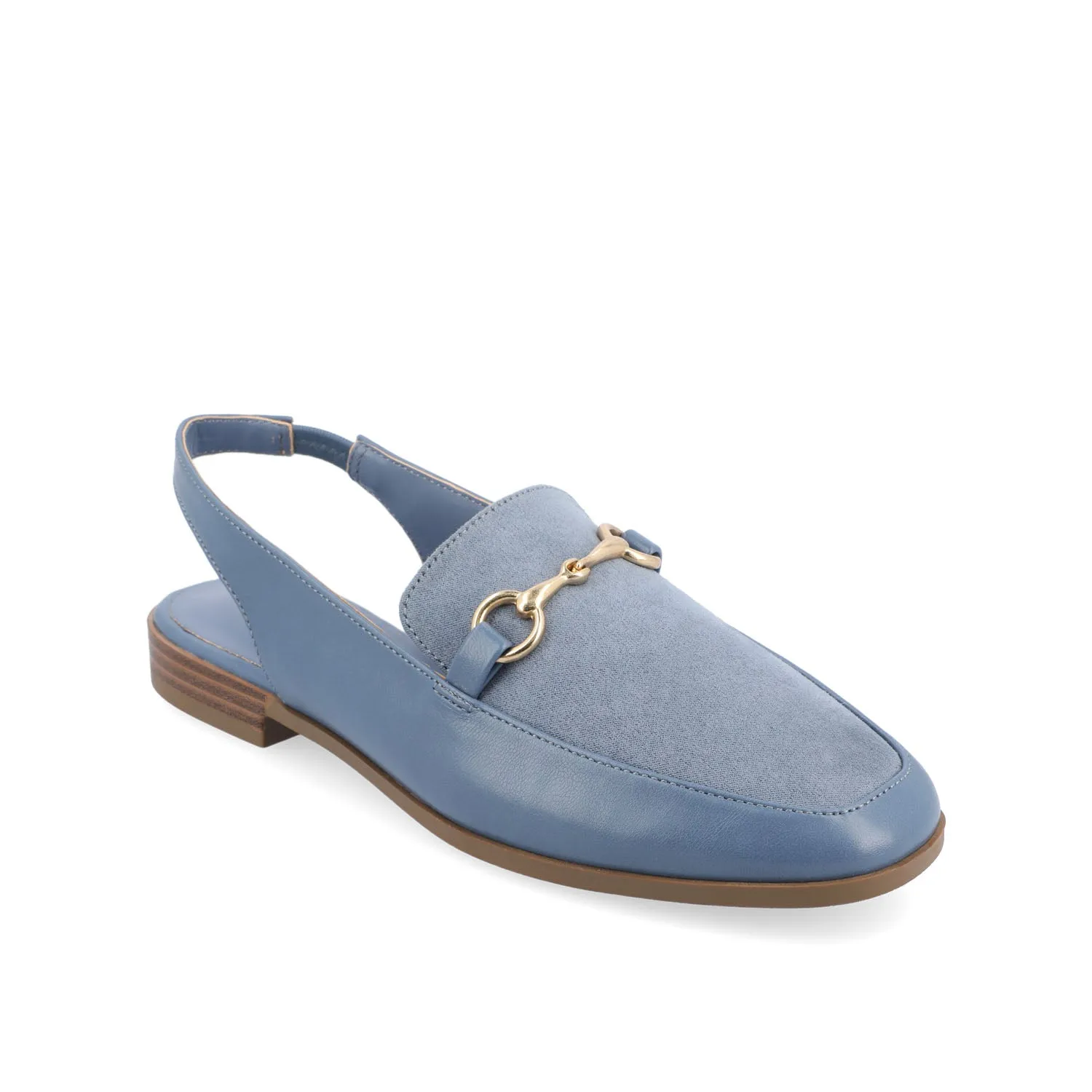 LAINEY LOAFER FLATS IN FAUX LEATHER closed toe
