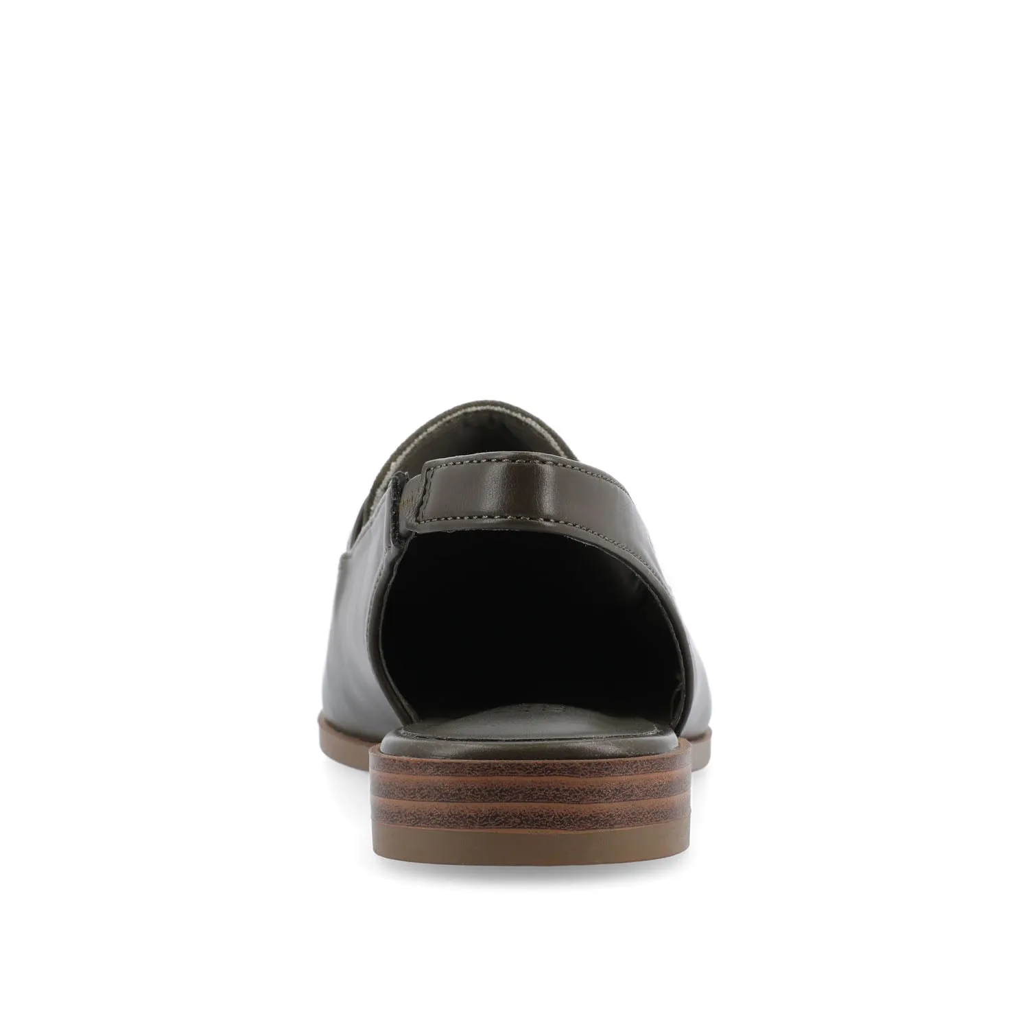LAINEY LOAFER FLATS IN FAUX LEATHER closed toe