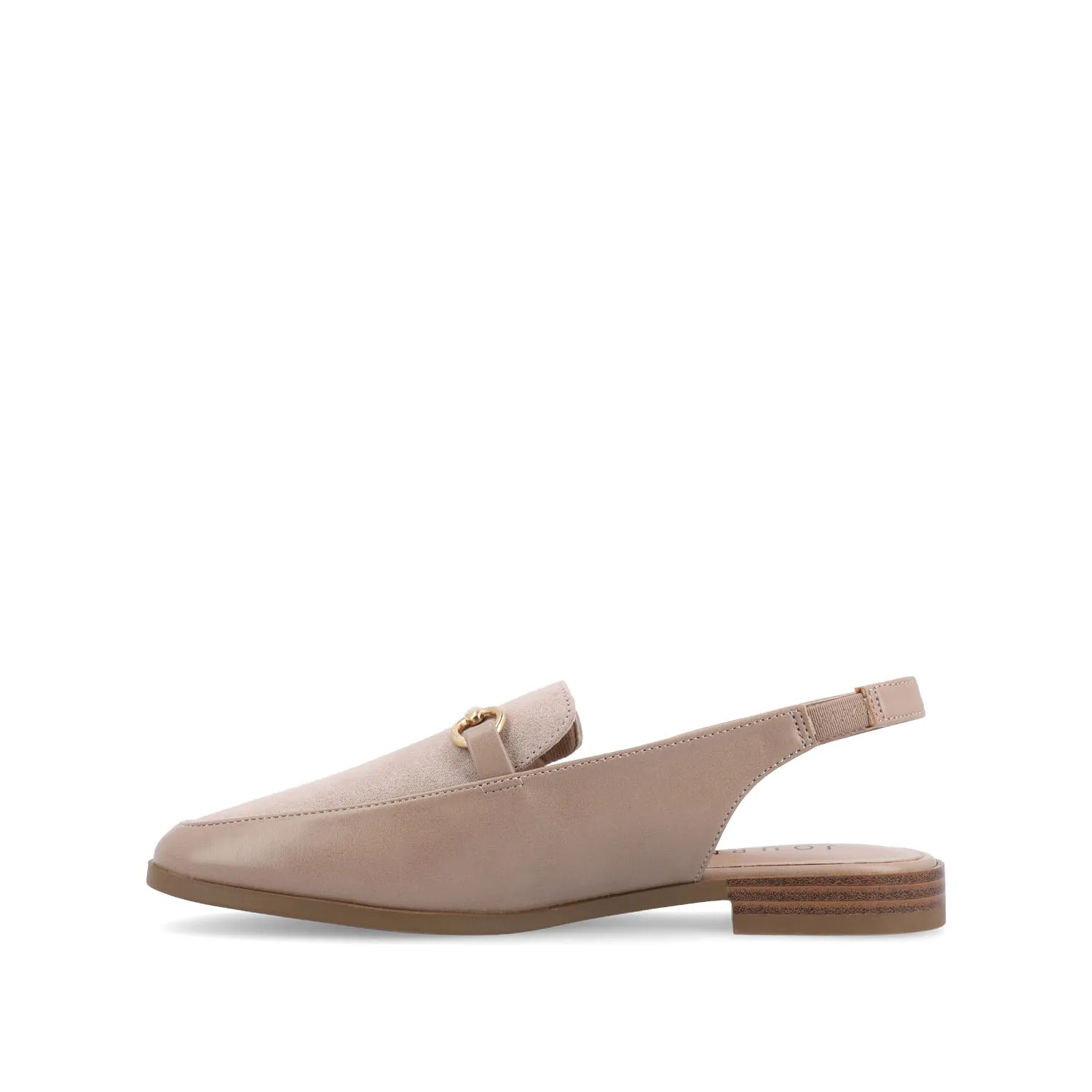 LAINEY LOAFER FLATS IN FAUX LEATHER closed toe