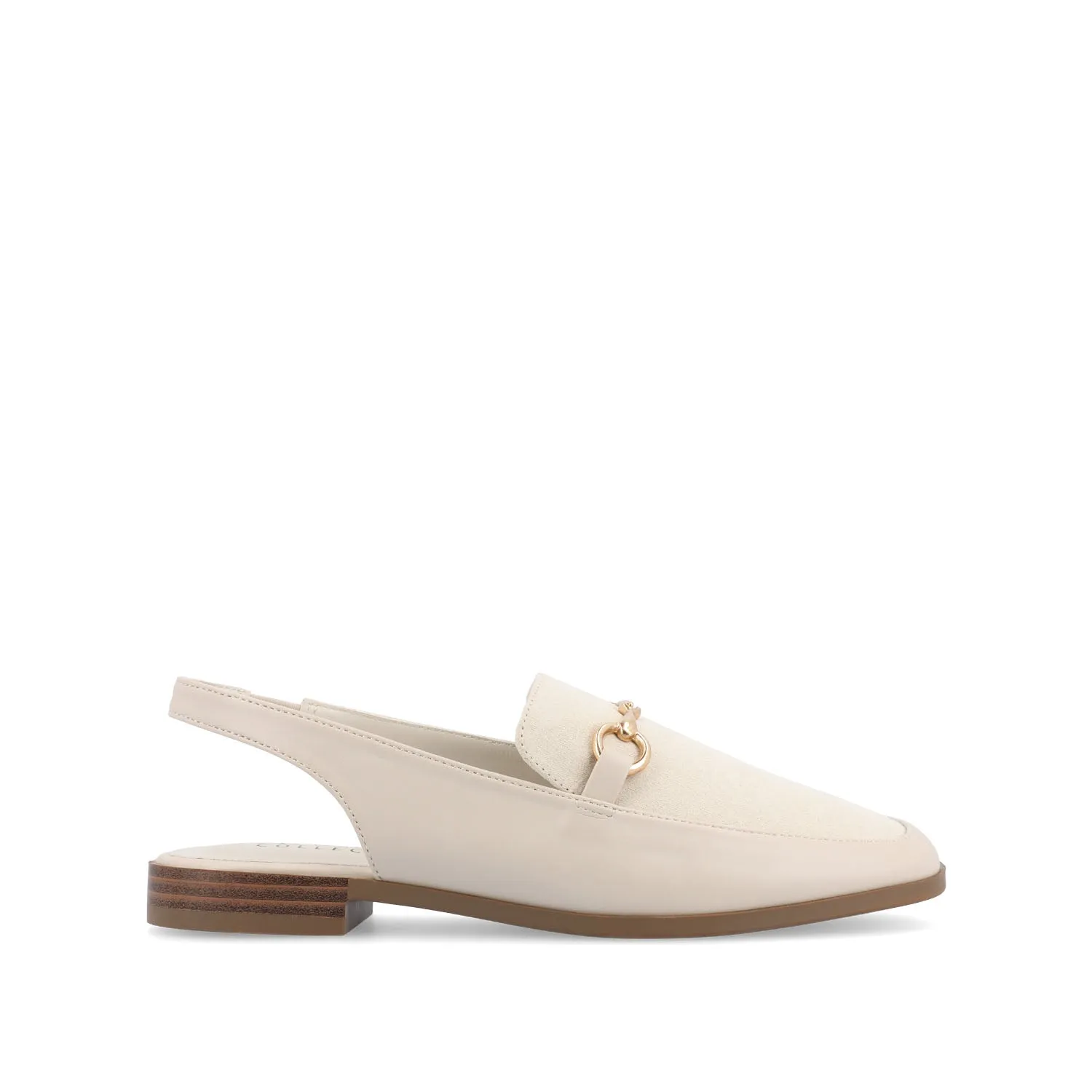 LAINEY LOAFER FLATS IN FAUX LEATHER closed toe