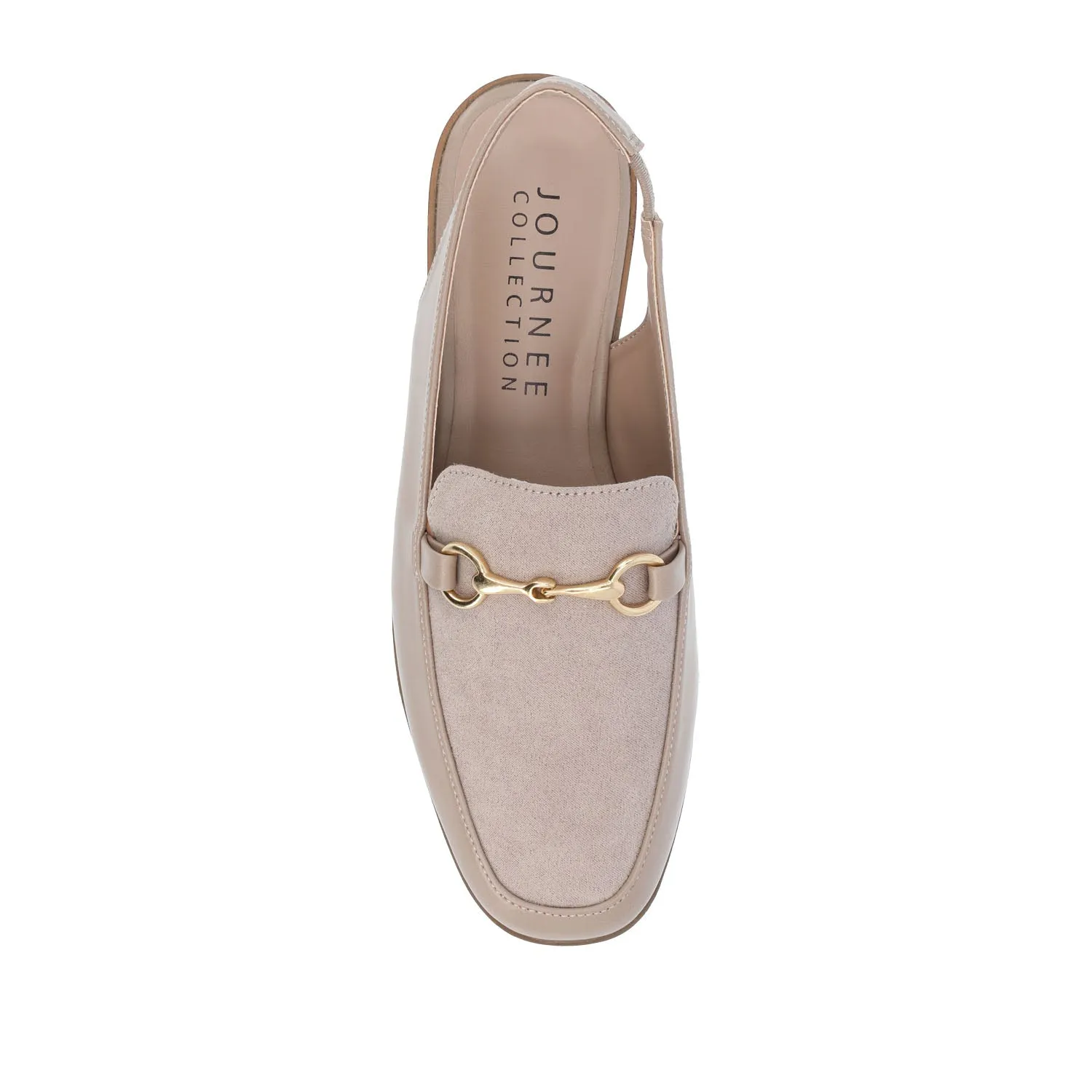 LAINEY LOAFER FLATS IN FAUX LEATHER closed toe