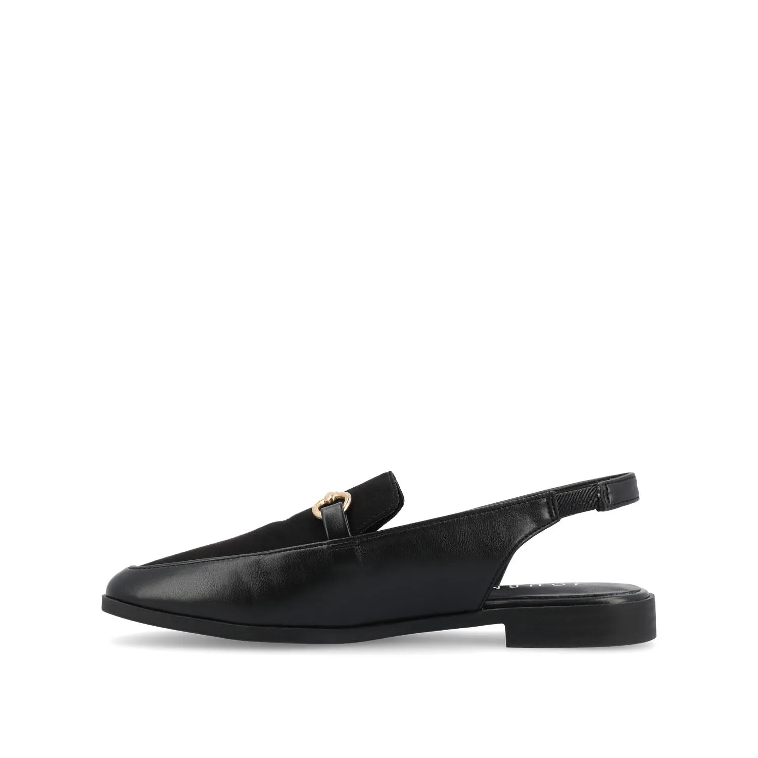 LAINEY LOAFER FLATS IN FAUX LEATHER closed toe