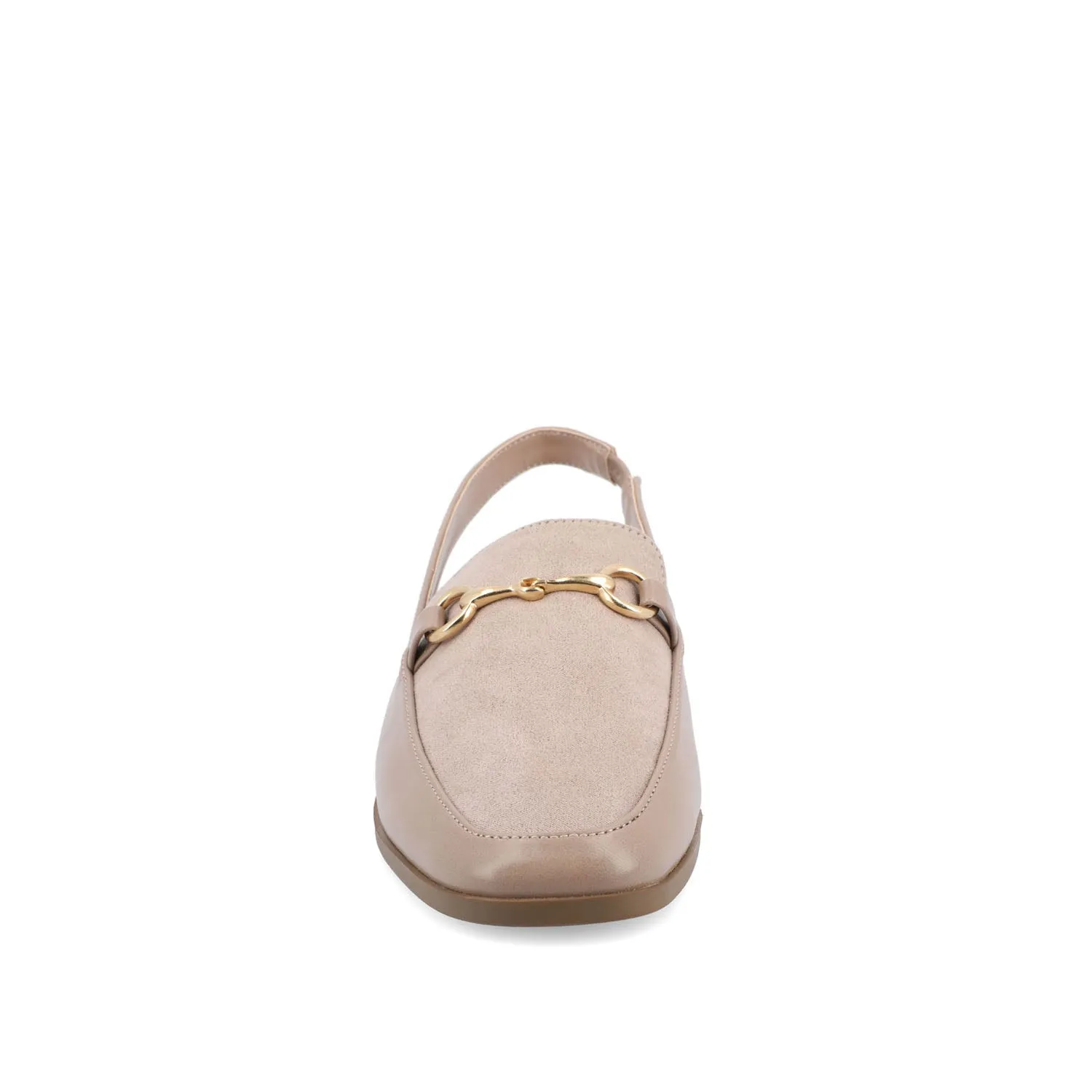 LAINEY LOAFER FLATS IN FAUX LEATHER closed toe
