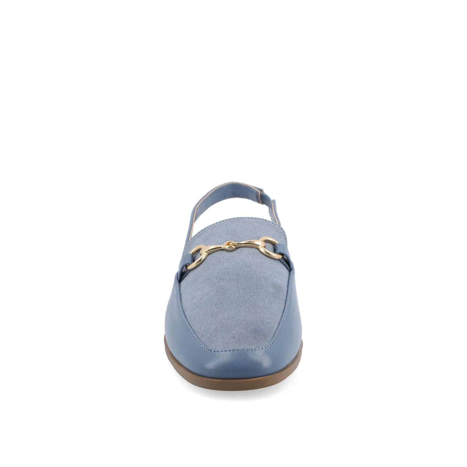 LAINEY LOAFER FLATS IN FAUX LEATHER closed toe