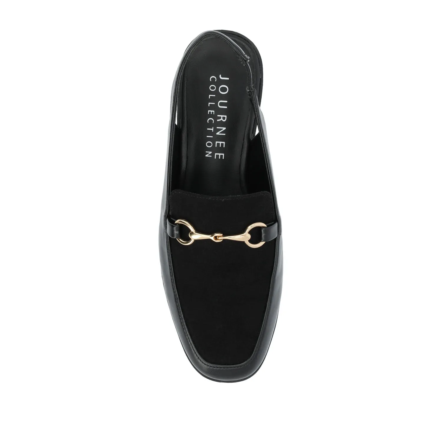 LAINEY LOAFER FLATS IN FAUX LEATHER closed toe