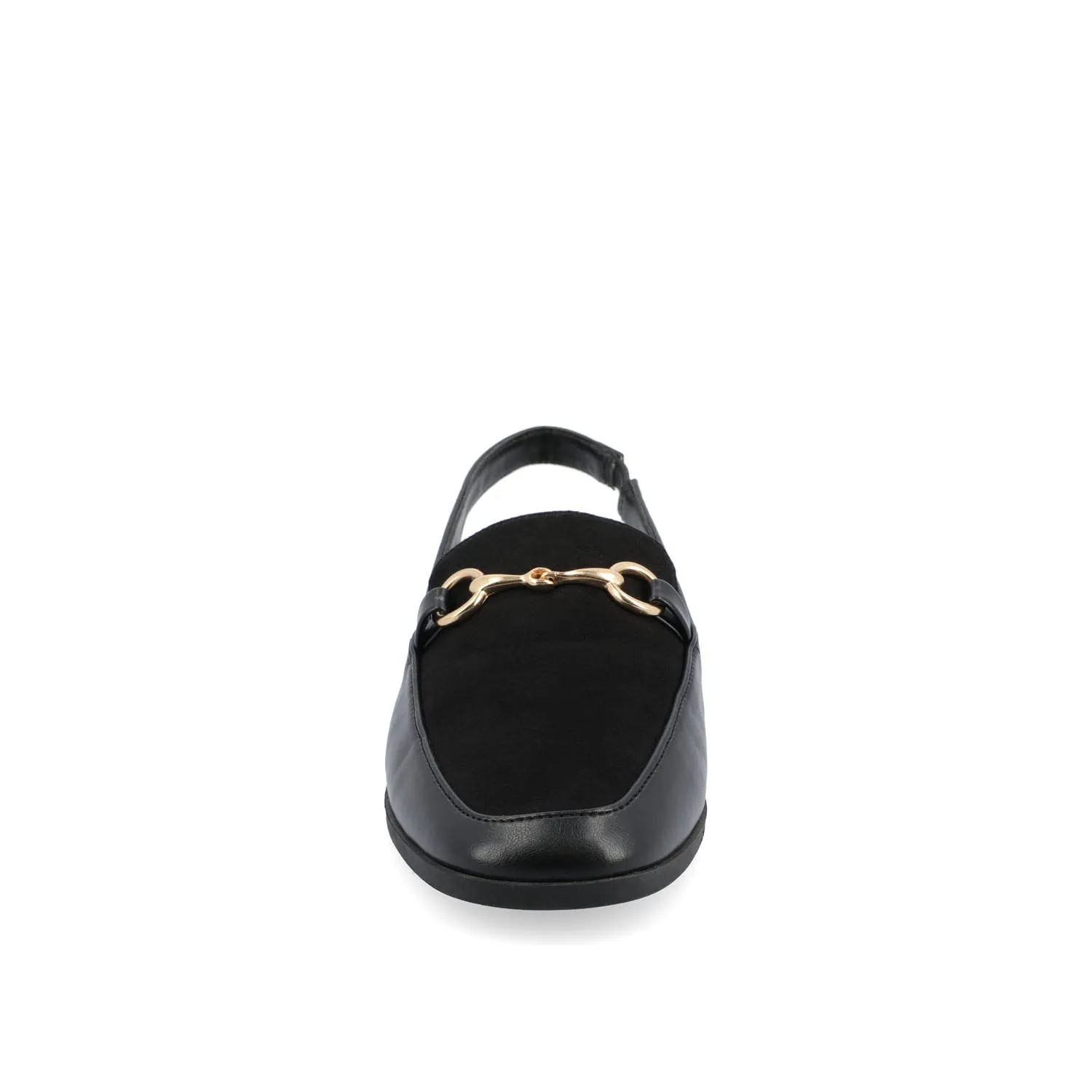 LAINEY LOAFER FLATS IN FAUX LEATHER closed toe