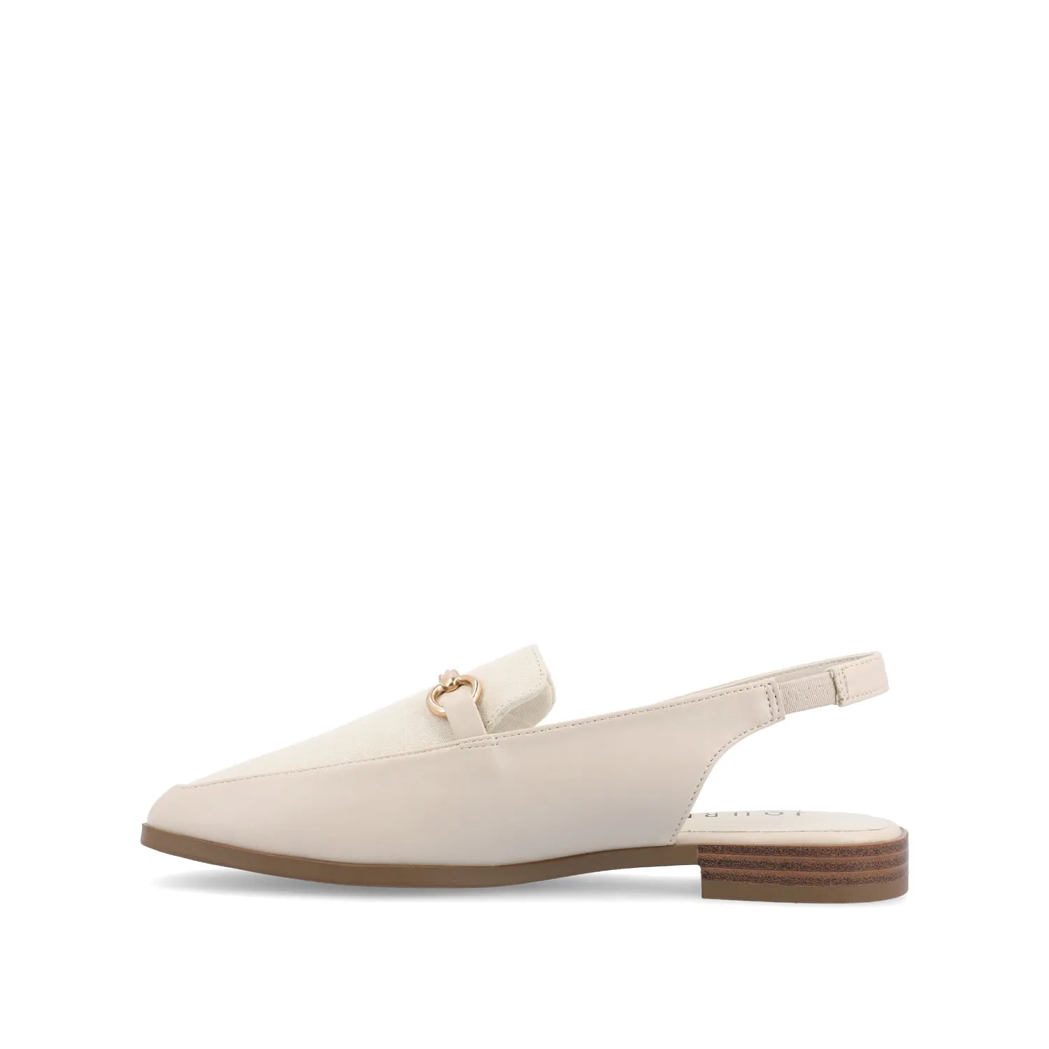 LAINEY LOAFER FLATS IN FAUX LEATHER closed toe