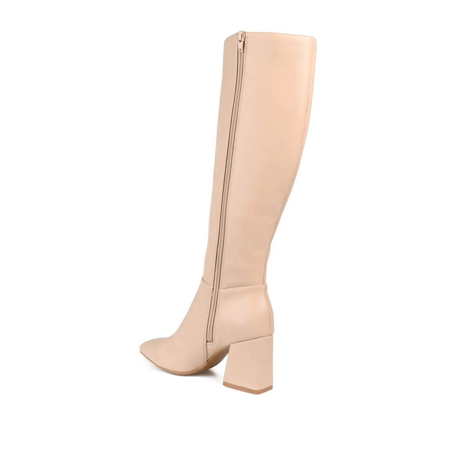 LANDREE KNEE-HIGH BOOTS IN FAUX LEATHER road trip