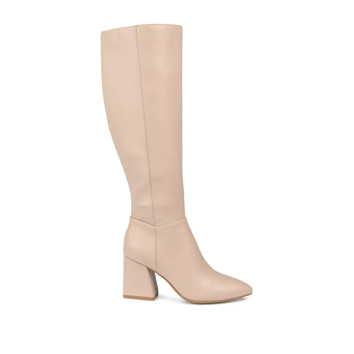 LANDREE KNEE-HIGH BOOTS IN FAUX LEATHER road trip