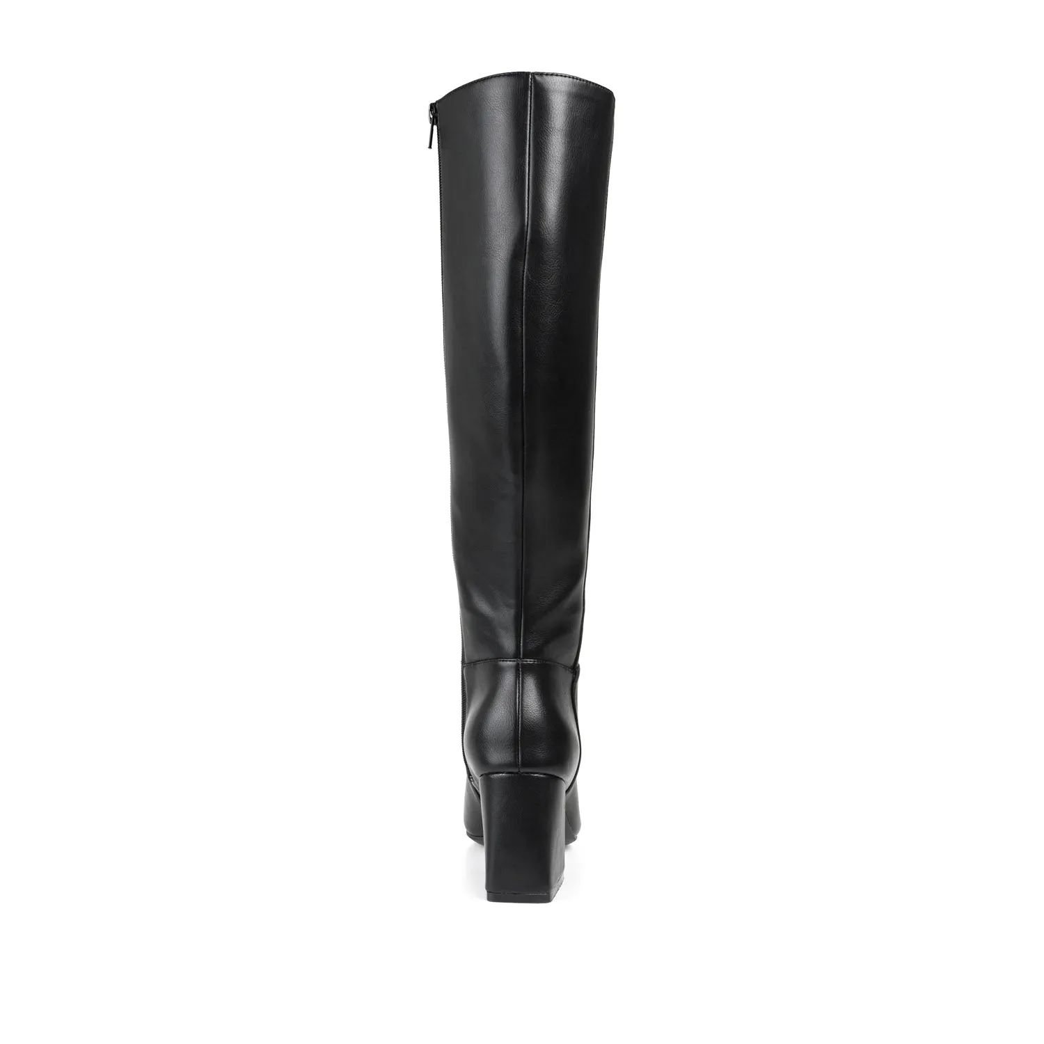 LANDREE KNEE-HIGH BOOTS IN FAUX LEATHER road trip