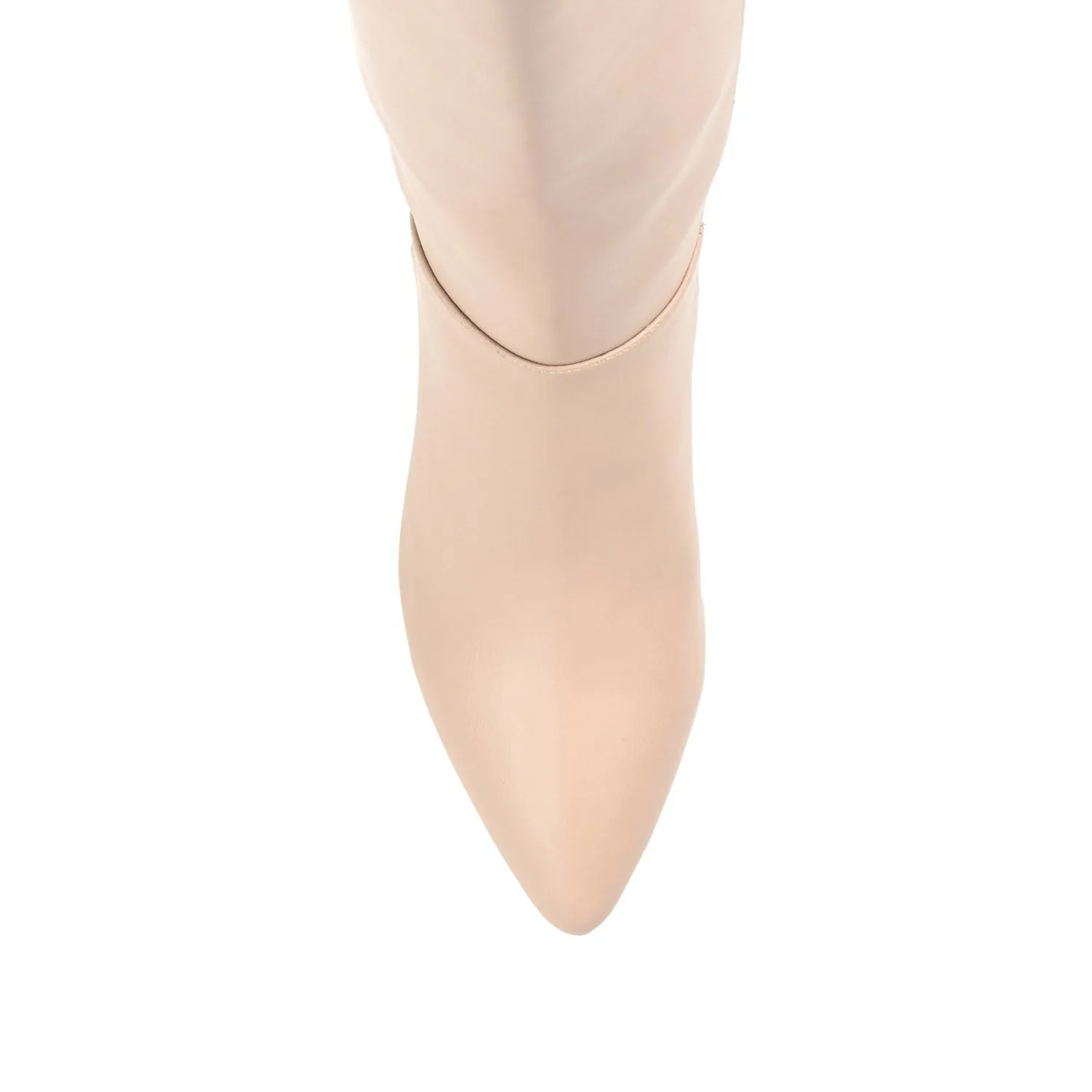 LANDREE KNEE-HIGH BOOTS IN FAUX LEATHER road trip