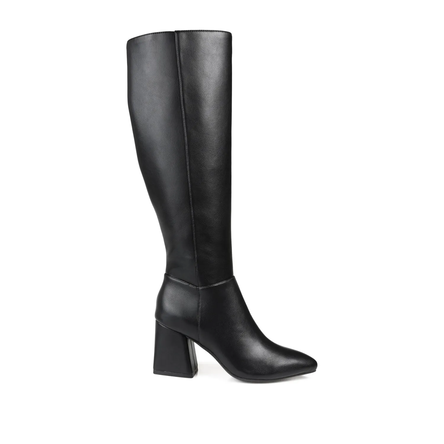 LANDREE KNEE-HIGH BOOTS IN FAUX LEATHER road trip