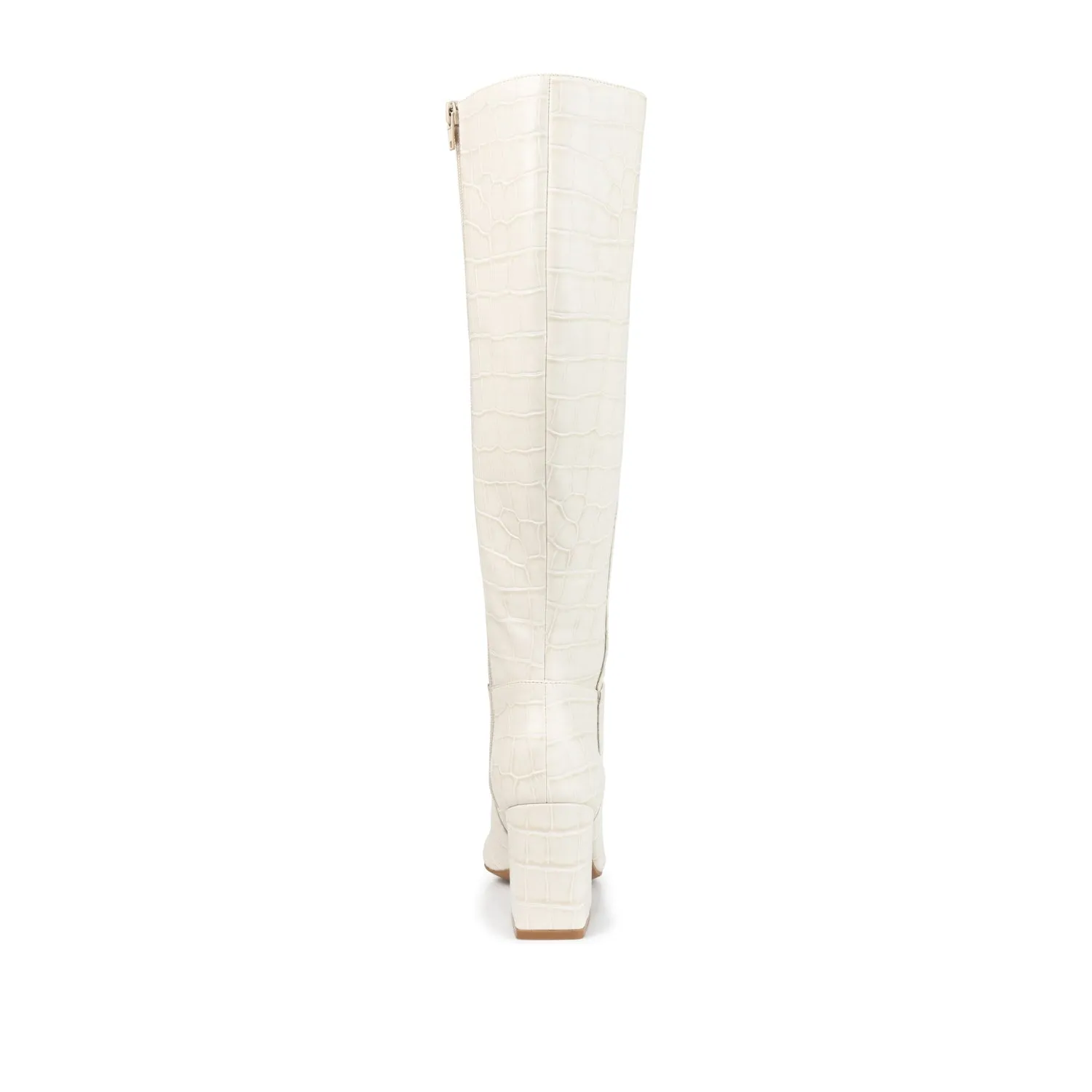 LANDREE KNEE-HIGH BOOTS IN FAUX LEATHER road trip