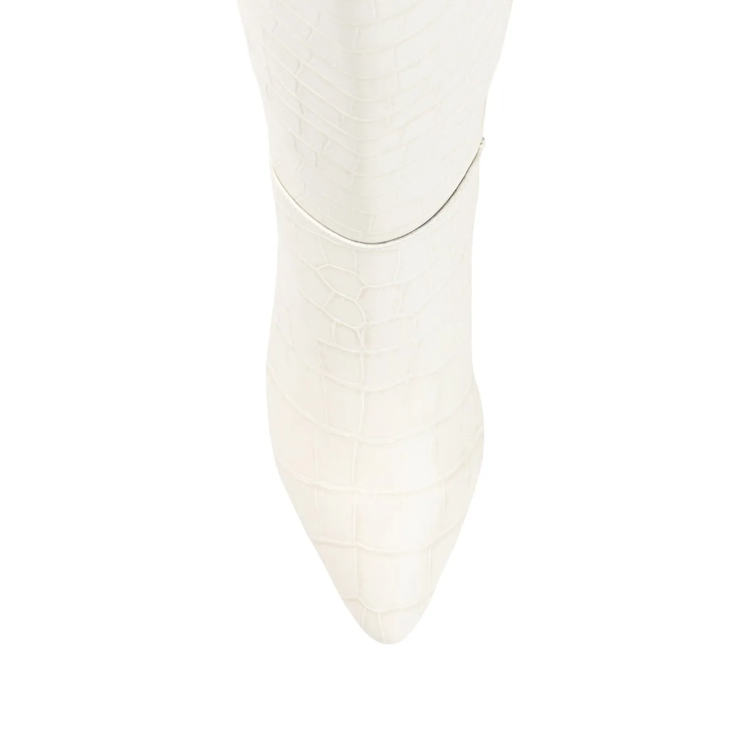 LANDREE KNEE-HIGH BOOTS IN FAUX LEATHER road trip
