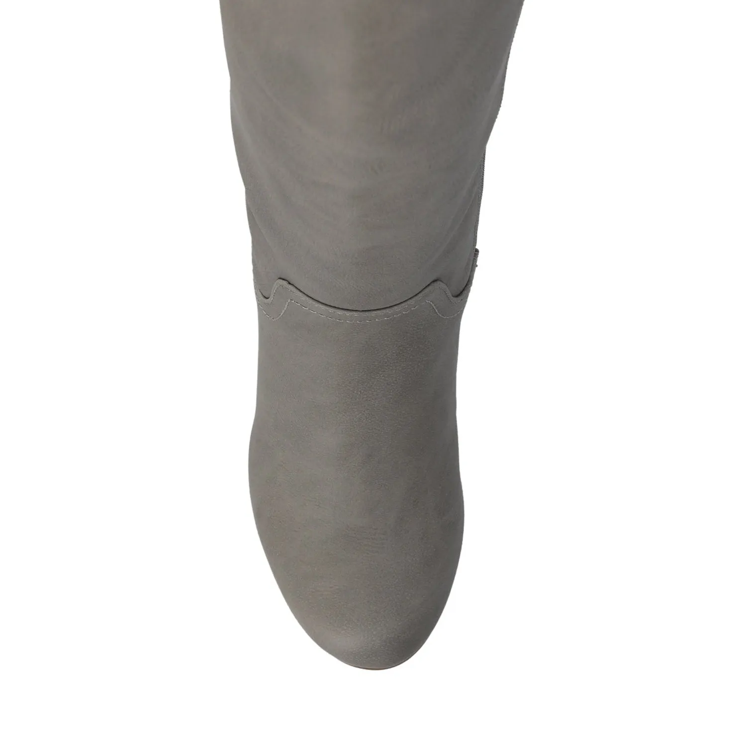 LANGLY KNEE-HIGH BOOTS IN FAUX LEATHER cabin cozy