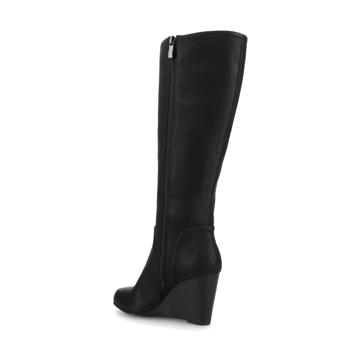 LANGLY KNEE-HIGH BOOTS IN FAUX LEATHER cabin cozy