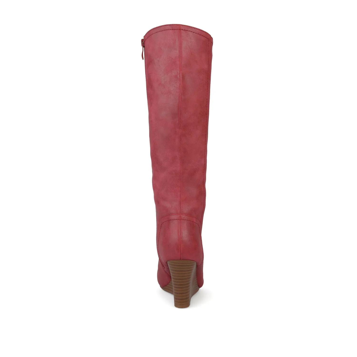 LANGLY KNEE-HIGH BOOTS IN FAUX LEATHER cabin cozy