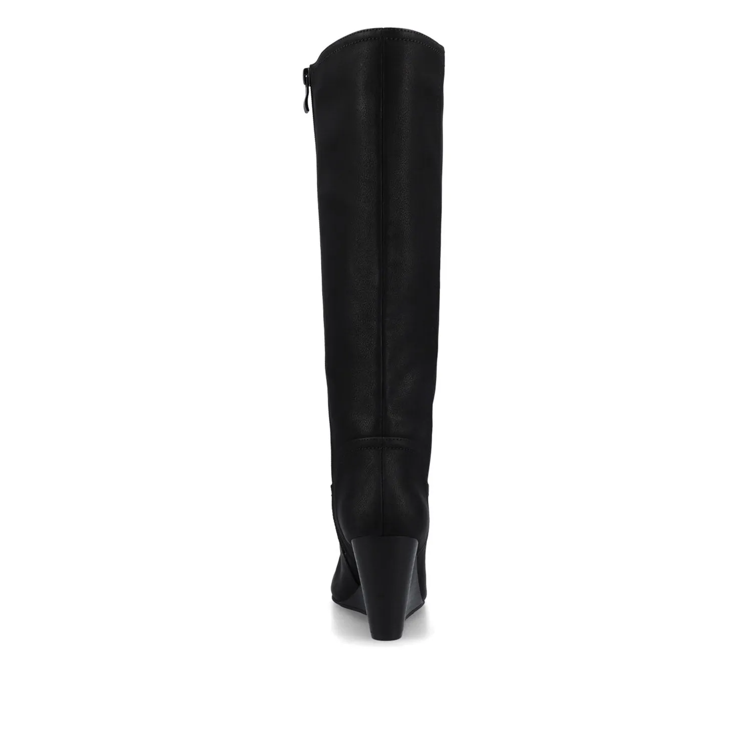 LANGLY KNEE-HIGH BOOTS IN FAUX LEATHER cabin cozy