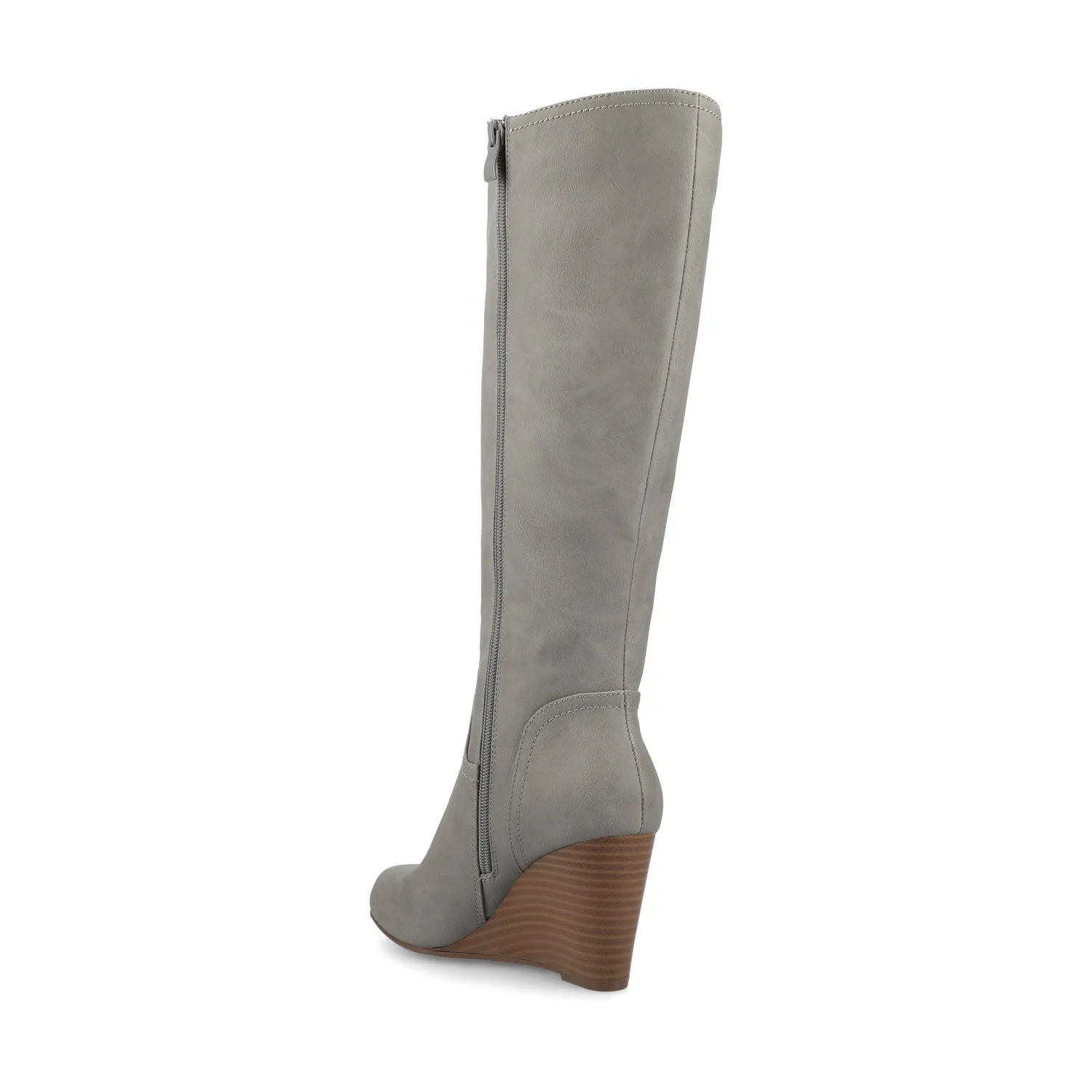 LANGLY KNEE-HIGH BOOTS IN FAUX LEATHER cabin cozy