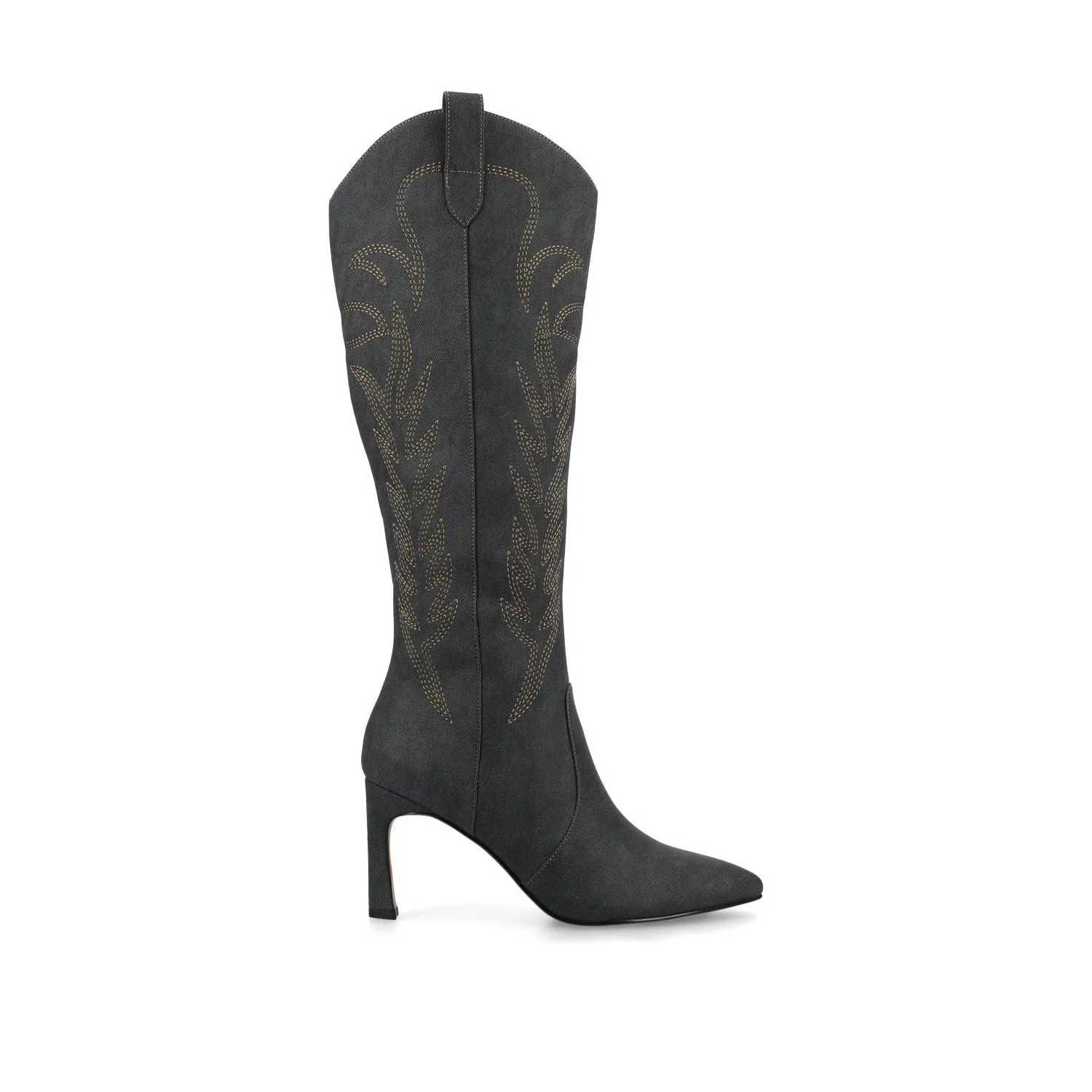 LARAMIE KNEE HIGH WESTERN BOOTS dress edge