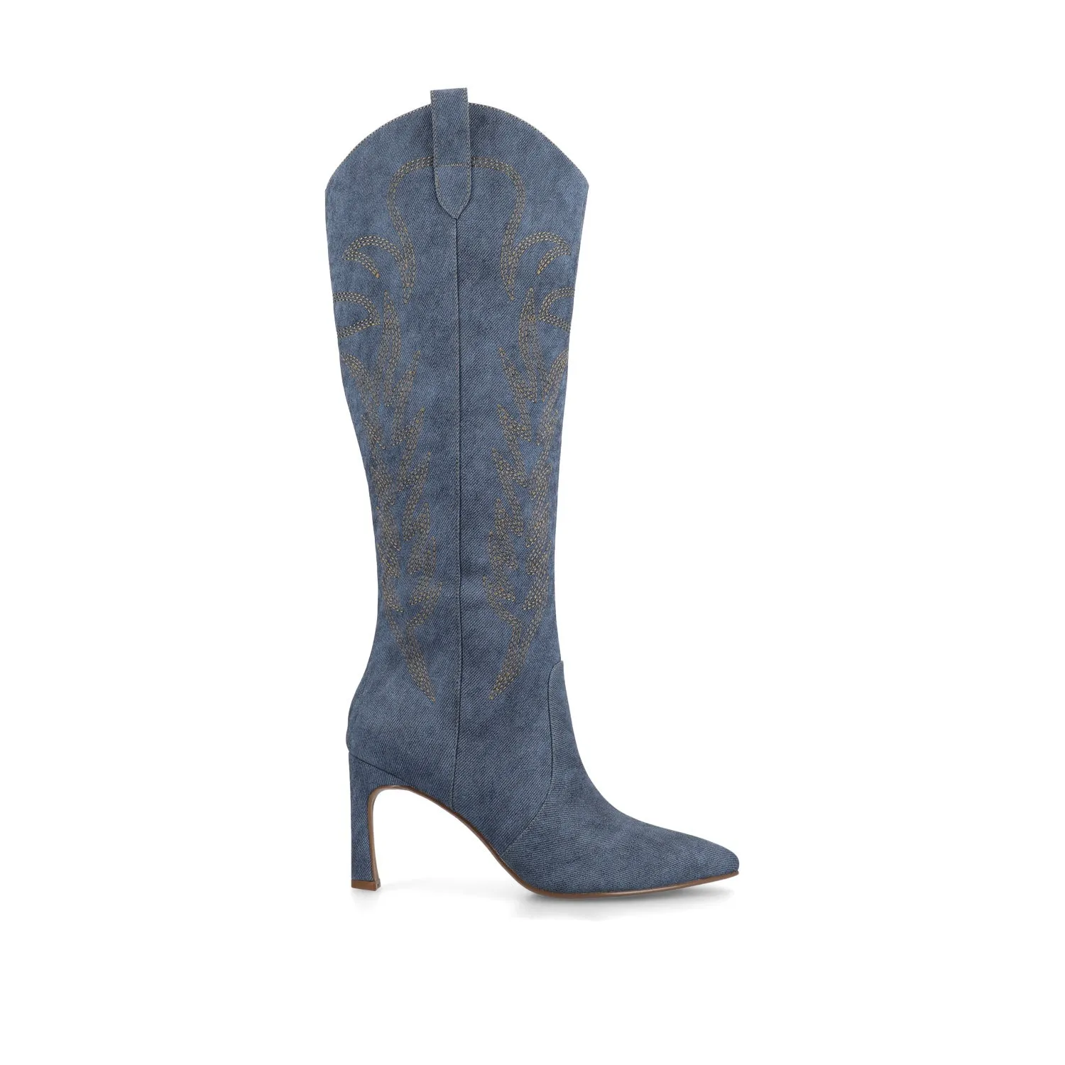 LARAMIE KNEE HIGH WESTERN BOOTS dress edge
