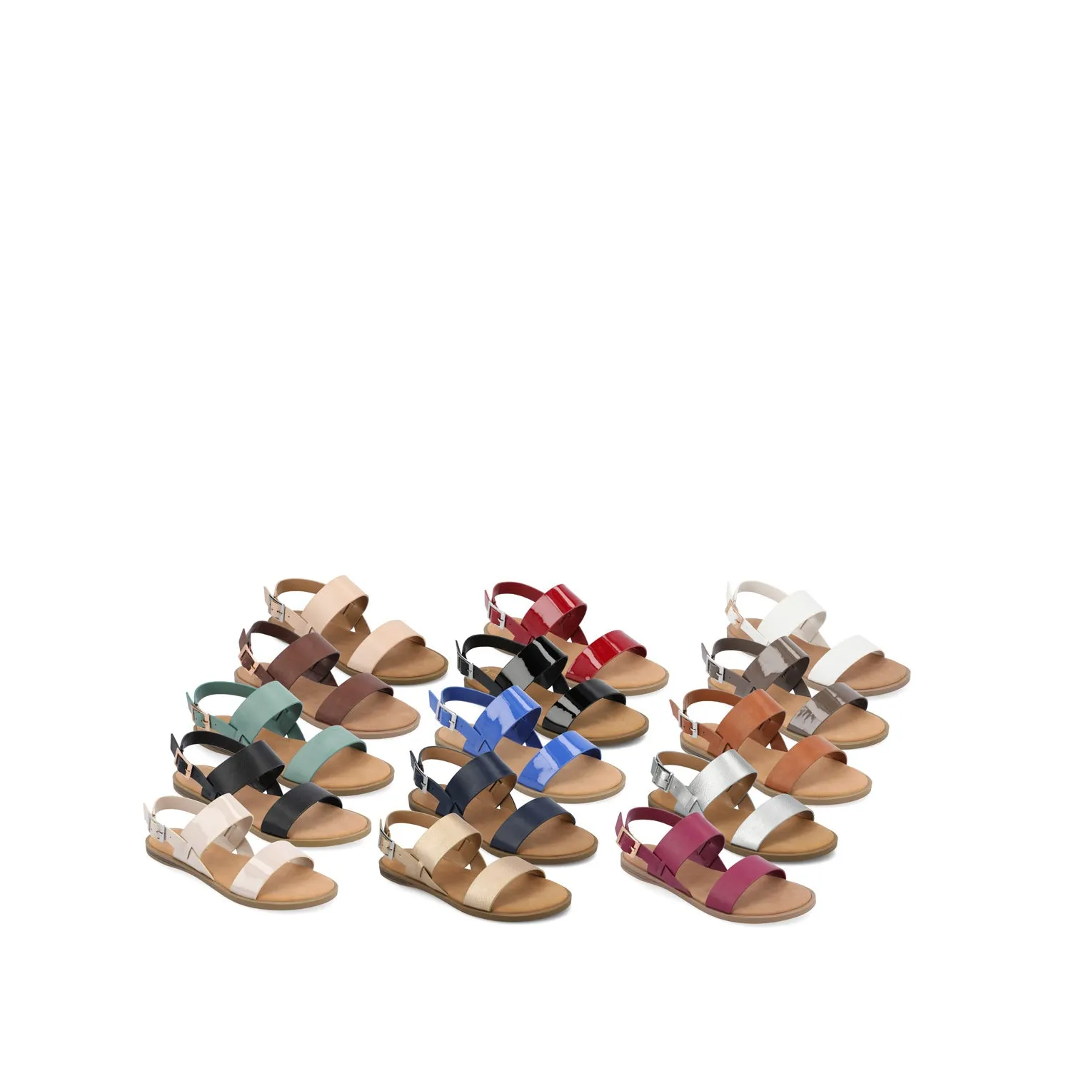 LAVINE MULTI STRAP SANDALS NEW grip base