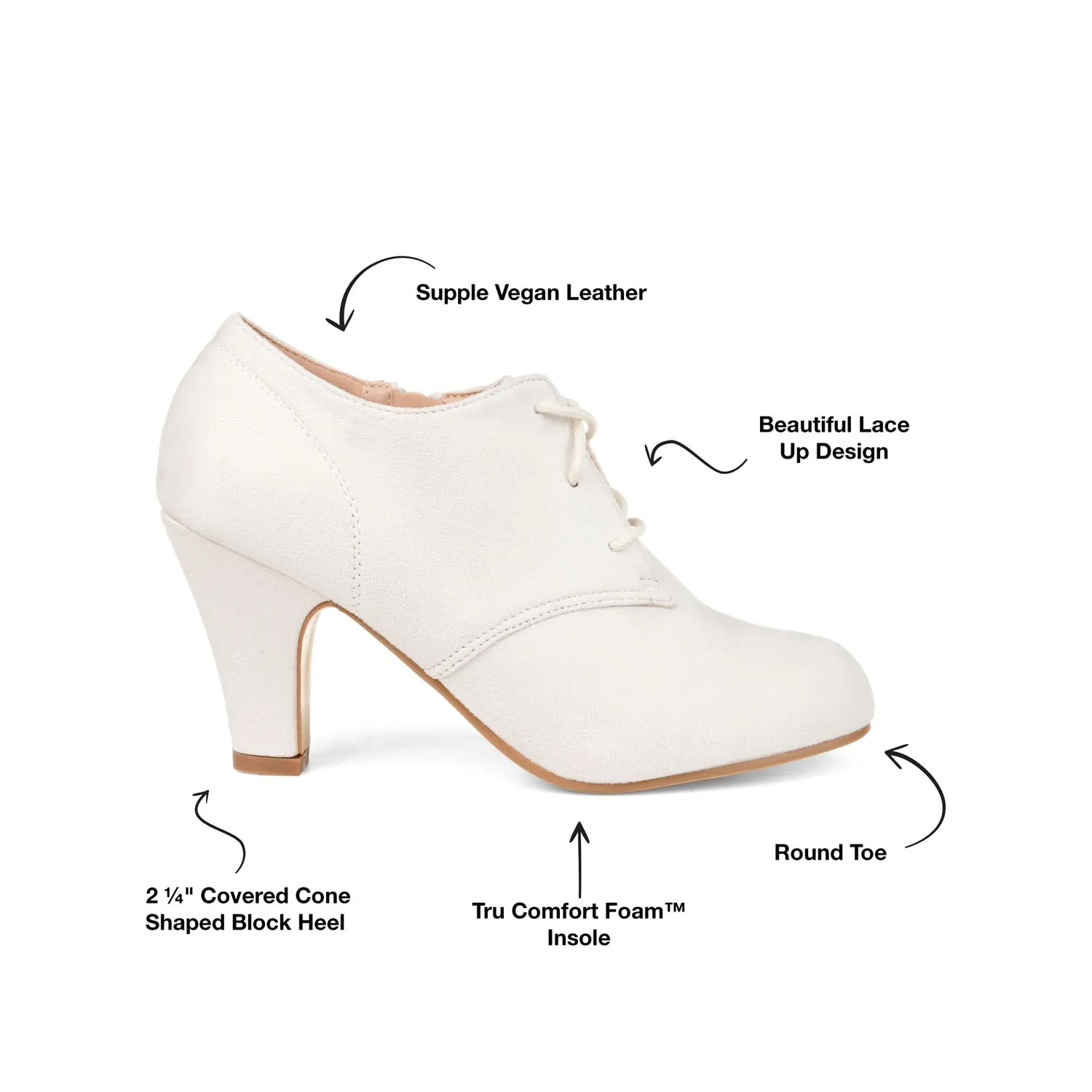 LEONA LACE-UP BOOTIES IN FAUX SUEDE winter fit