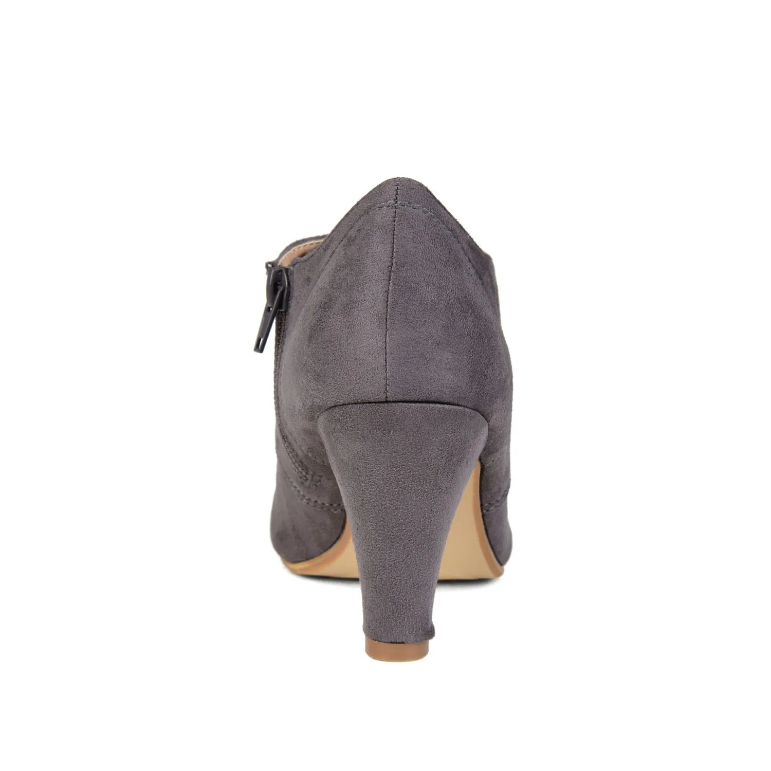 LEONA LACE-UP BOOTIES IN FAUX SUEDE winter fit